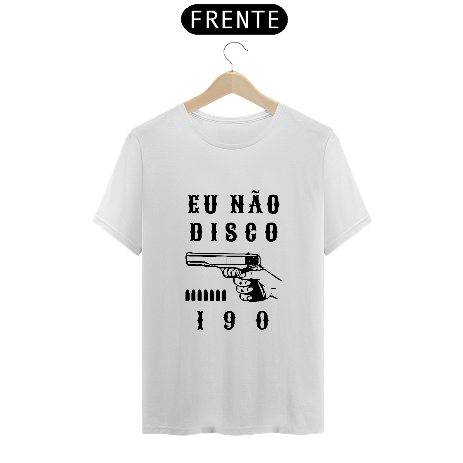 Camiseta Eu Não Disco 190