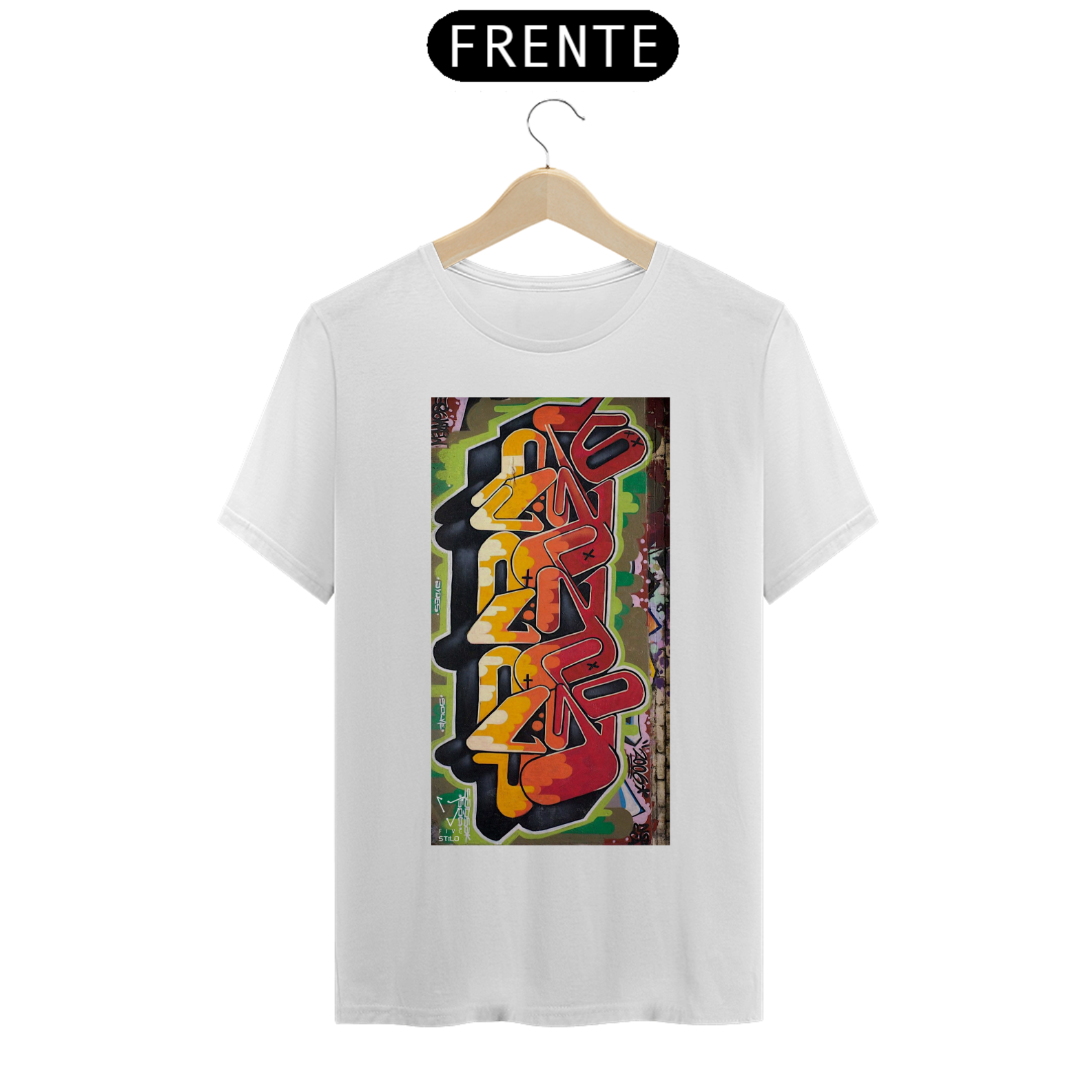 CAMISA ESTAMPA GRAFITE 3D FIVE STILO