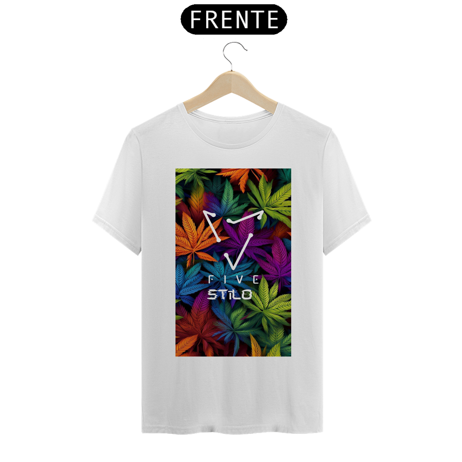 CAMISA ESTAMPA WEED FIVE STILO