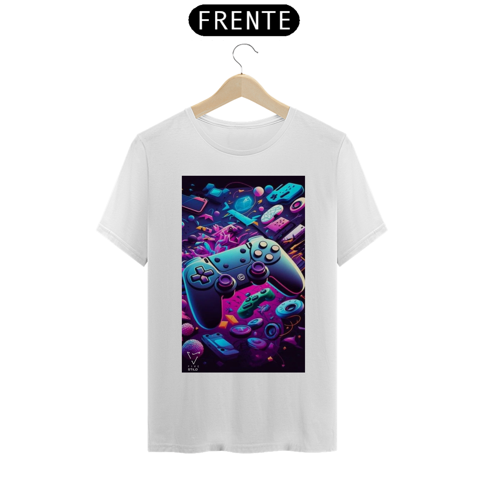 CAMISA ESTAMPA GAMER FIVE STILO