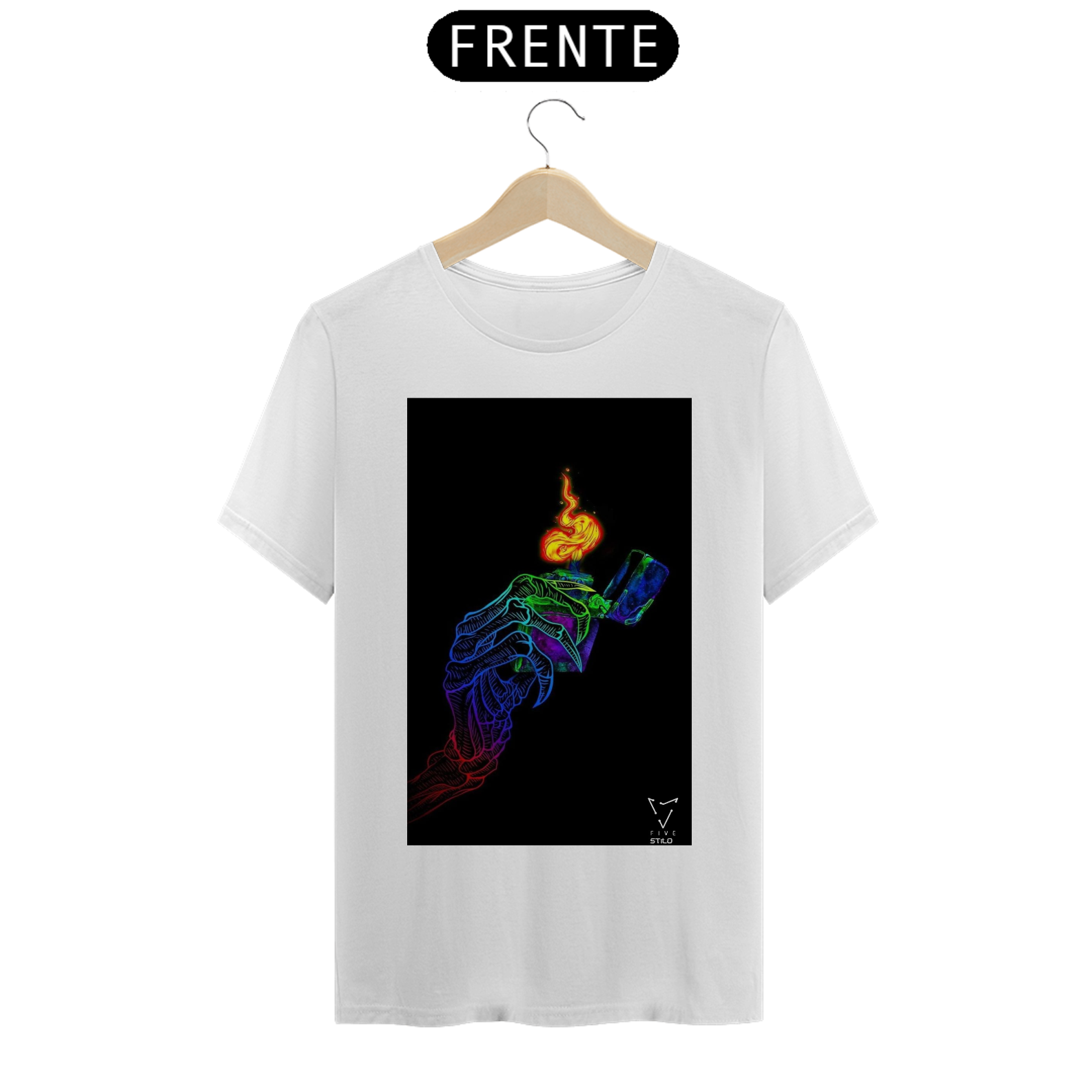 CAMISA ESTAMPA FIRE FIVE STILO