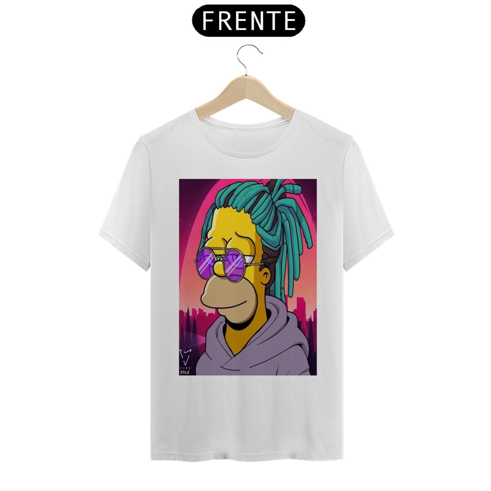 CAMISA ESTAMPA HOME SIMPSONS FIVE STILO