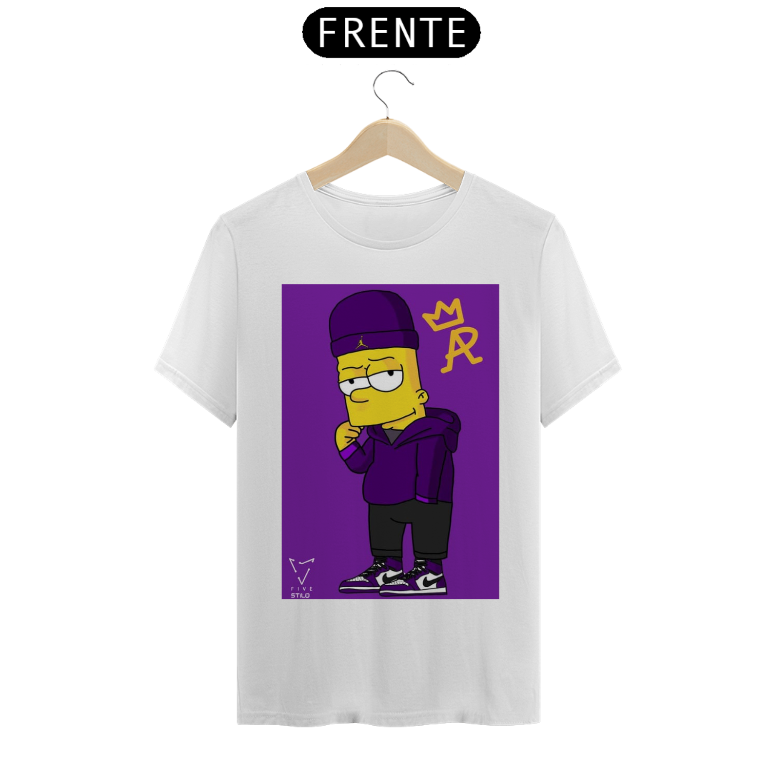 CAMISA ESTAMPA OS SIMPSONS FIVE STILO