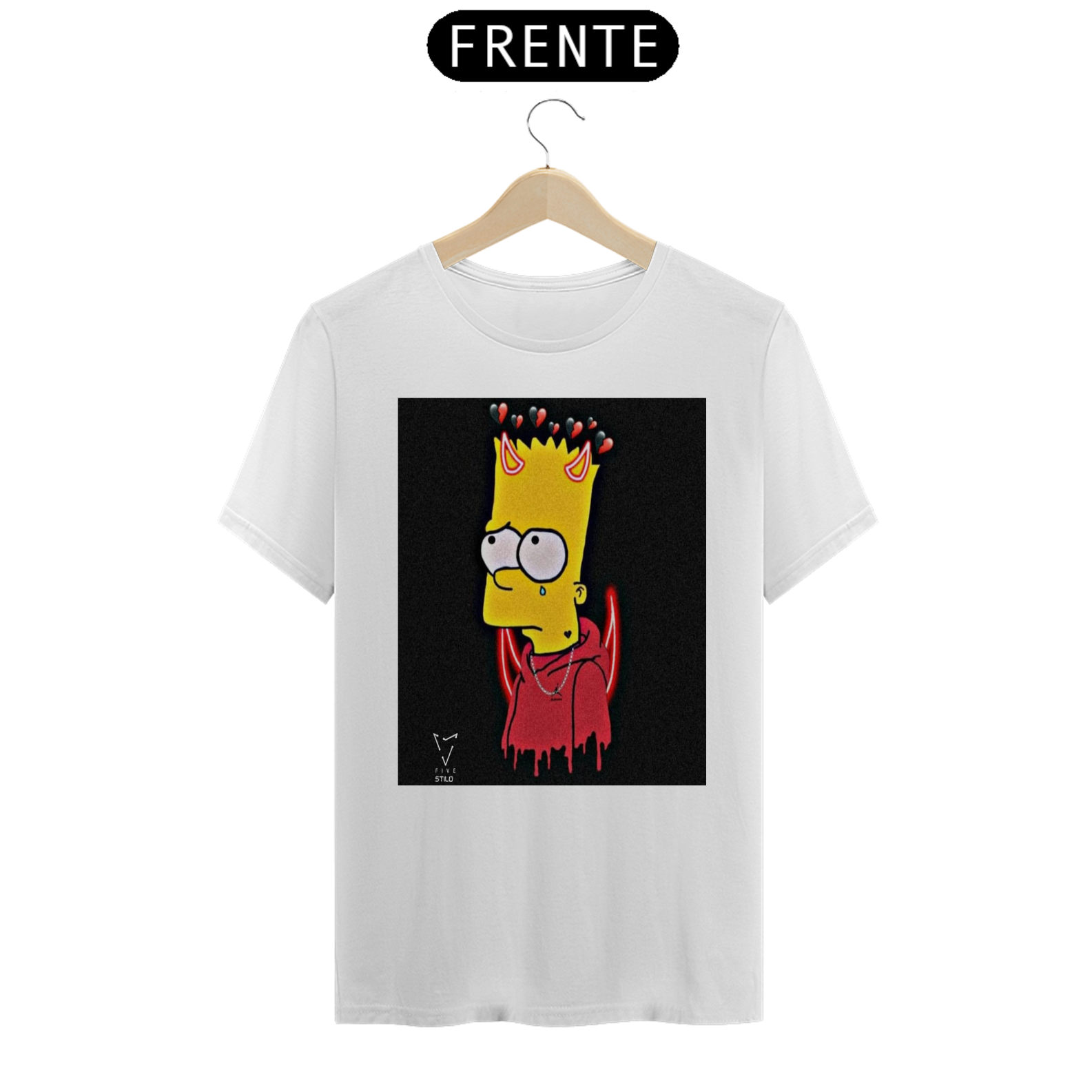 CAMISA ESTAMPA OS SIMPSONS FIVE STILO
