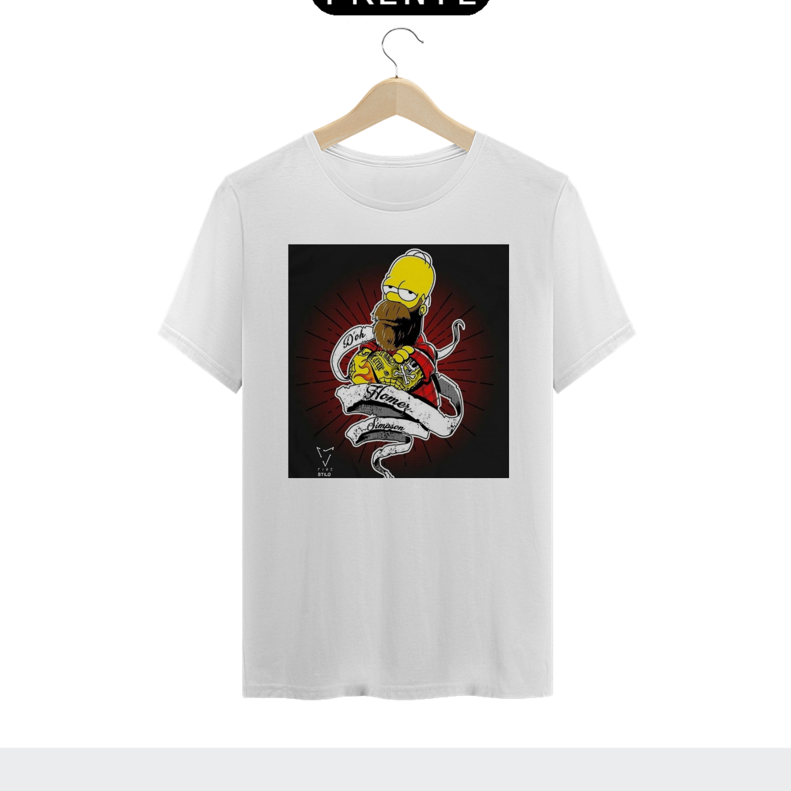CAMISA ESTAMPA OS SIMPSONS FIVE STILO