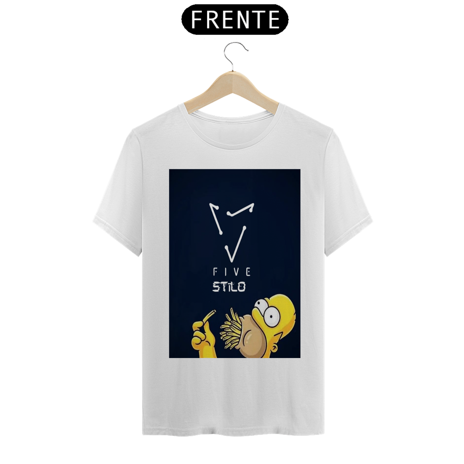 CAMISA ESTAMPA OS SIMPSONS FIVE STILO