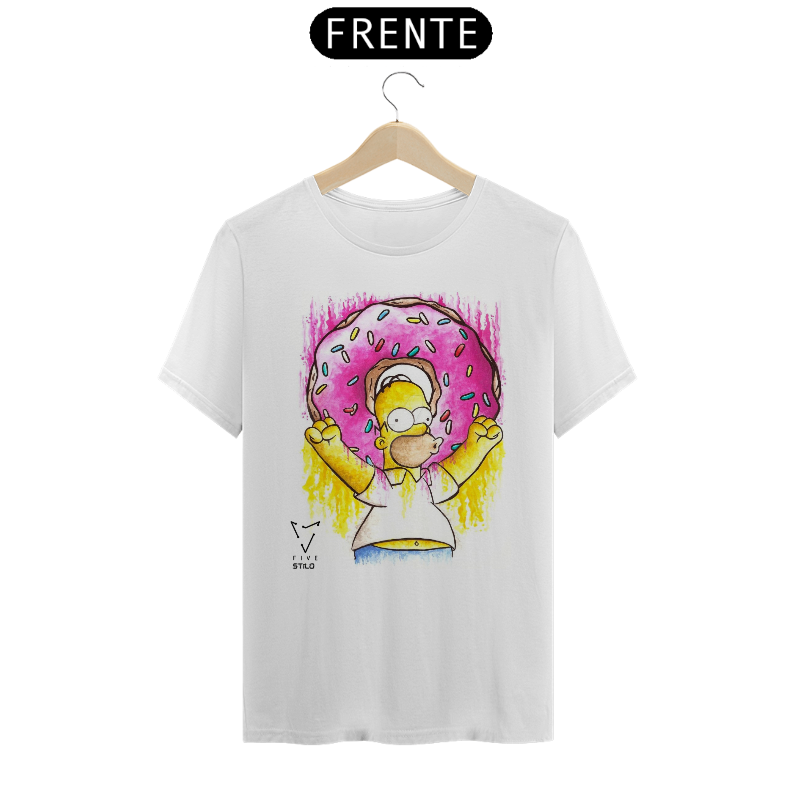 CAMISA ESTAMPA OS SIMPSONS FIVE STILO