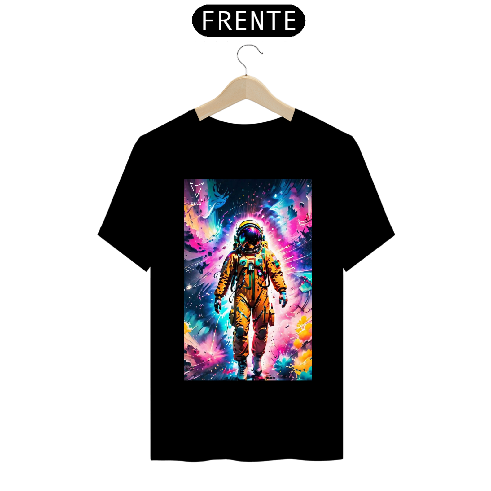 CAMISA ESTAMPA ASTRONAUTA FIVE STĪLO PRIME 