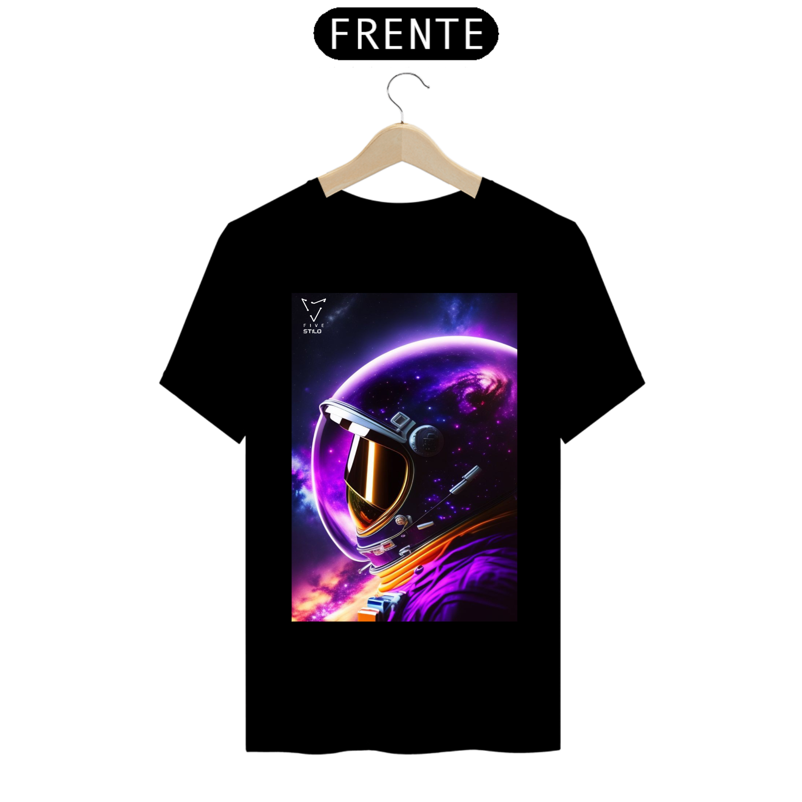 CAMISA ESTAMPA ASTRONAUTA FIVE STĪLO PRIME 