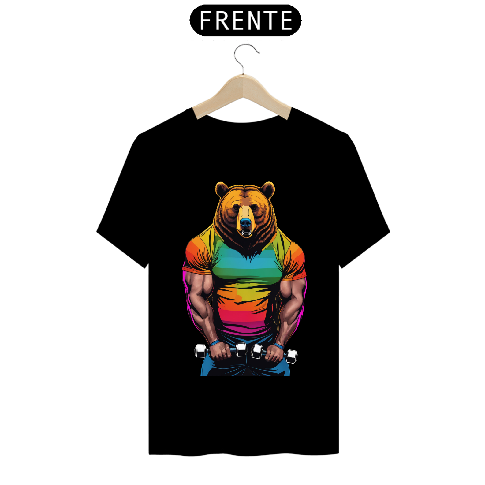 CAMISETA URSO - COLORS 4