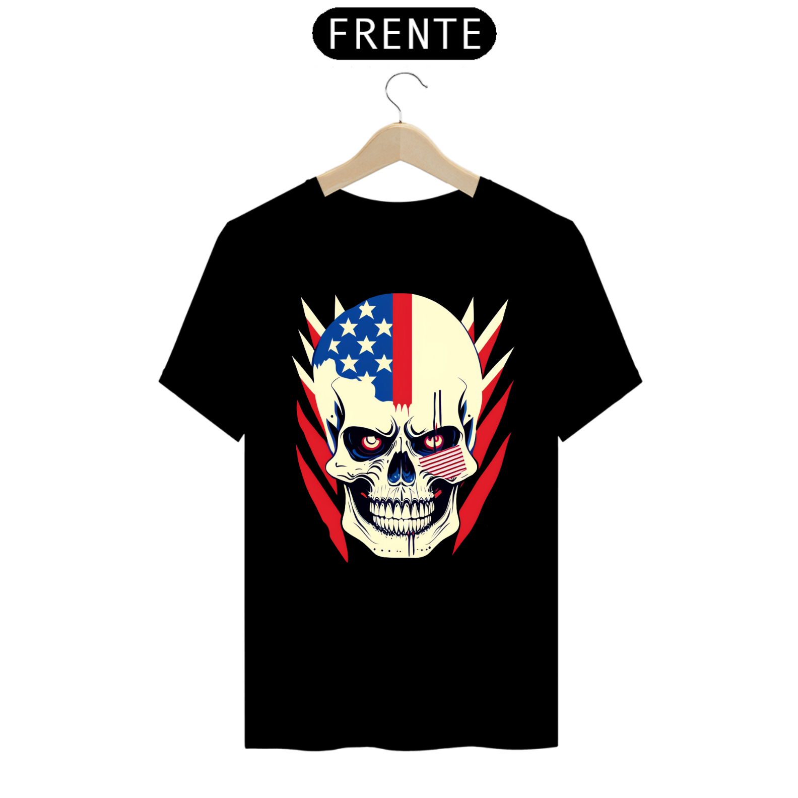 CAMISETA - SKULL USA