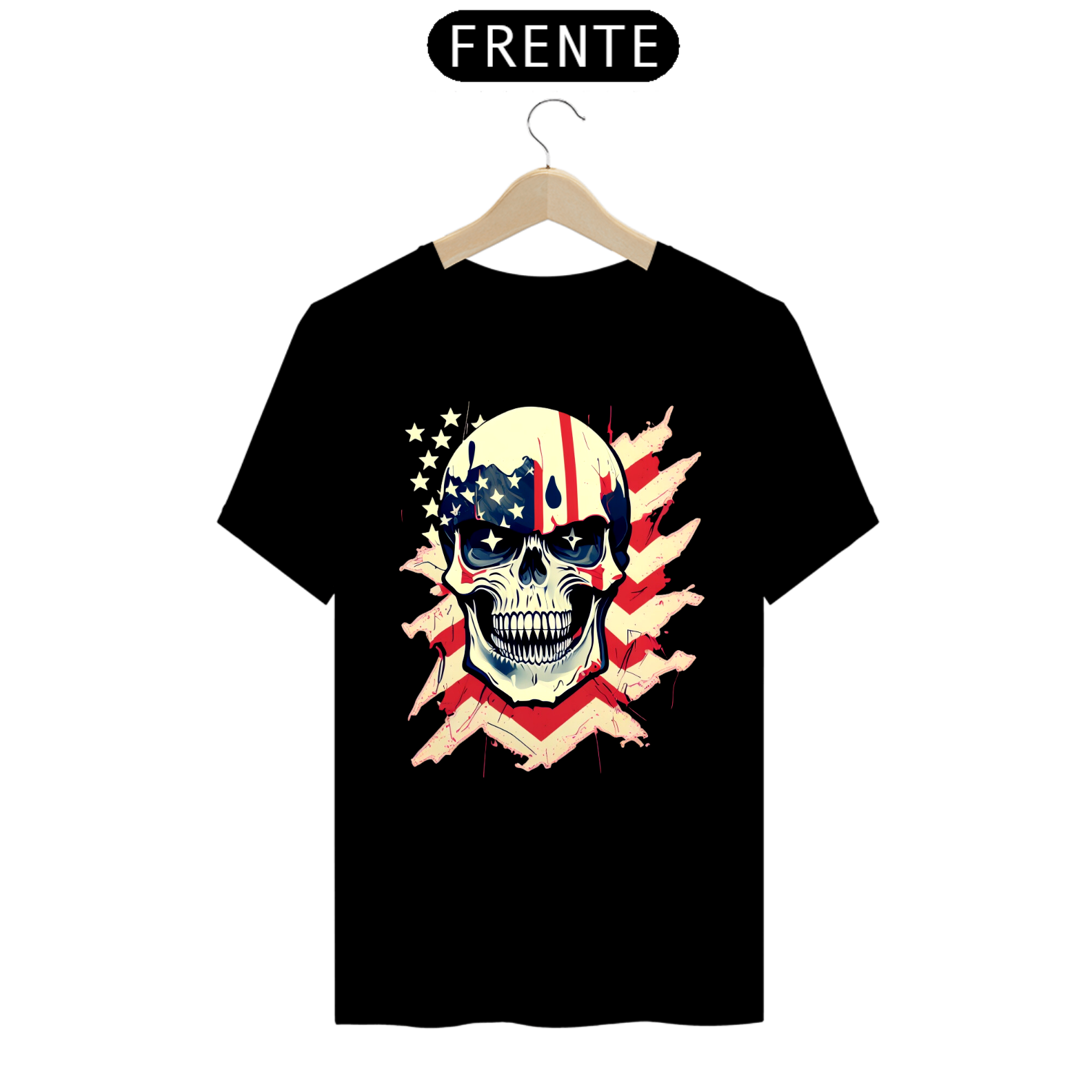 CAMISETA - SKULL USA 1