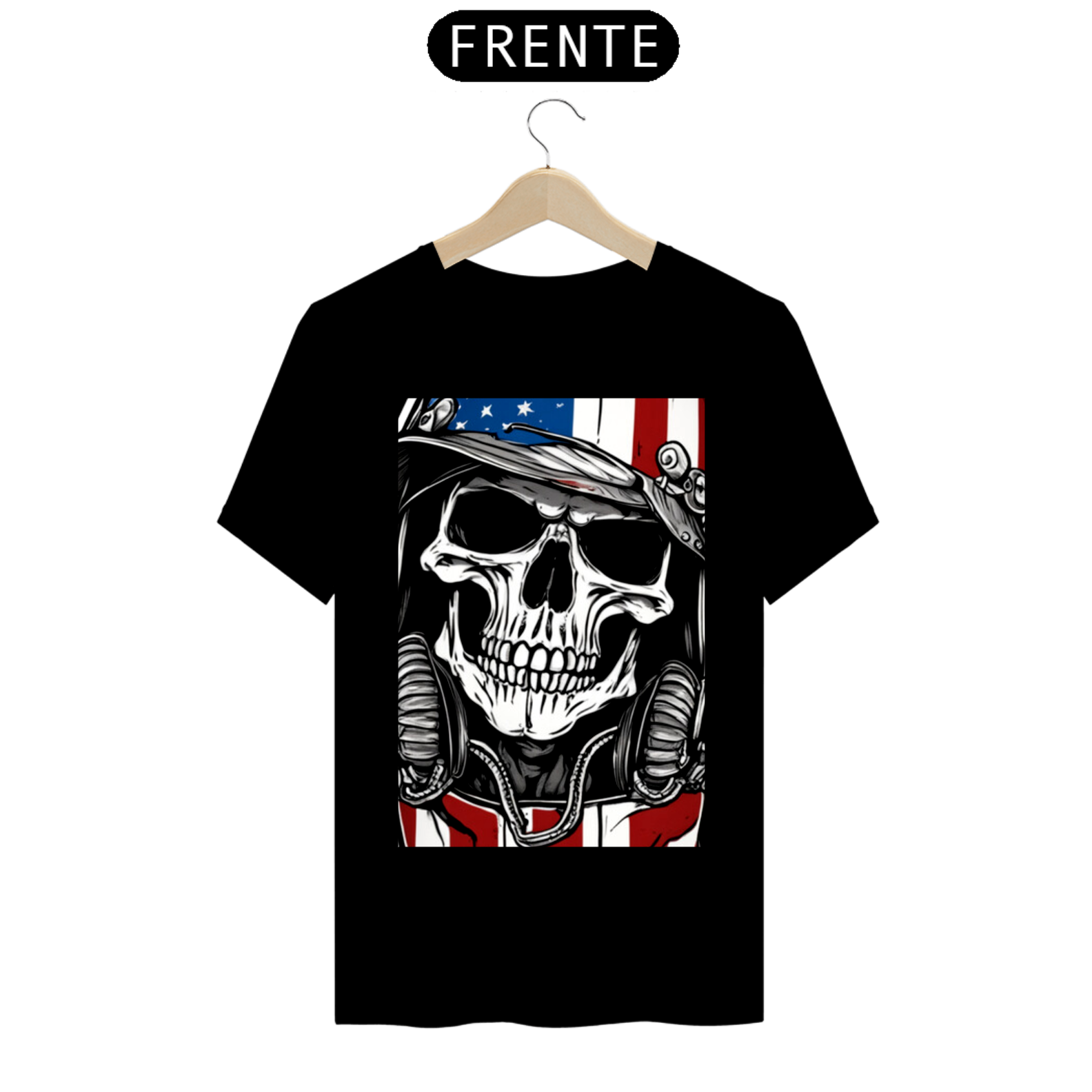 CAMISETA - SKULL USA 9