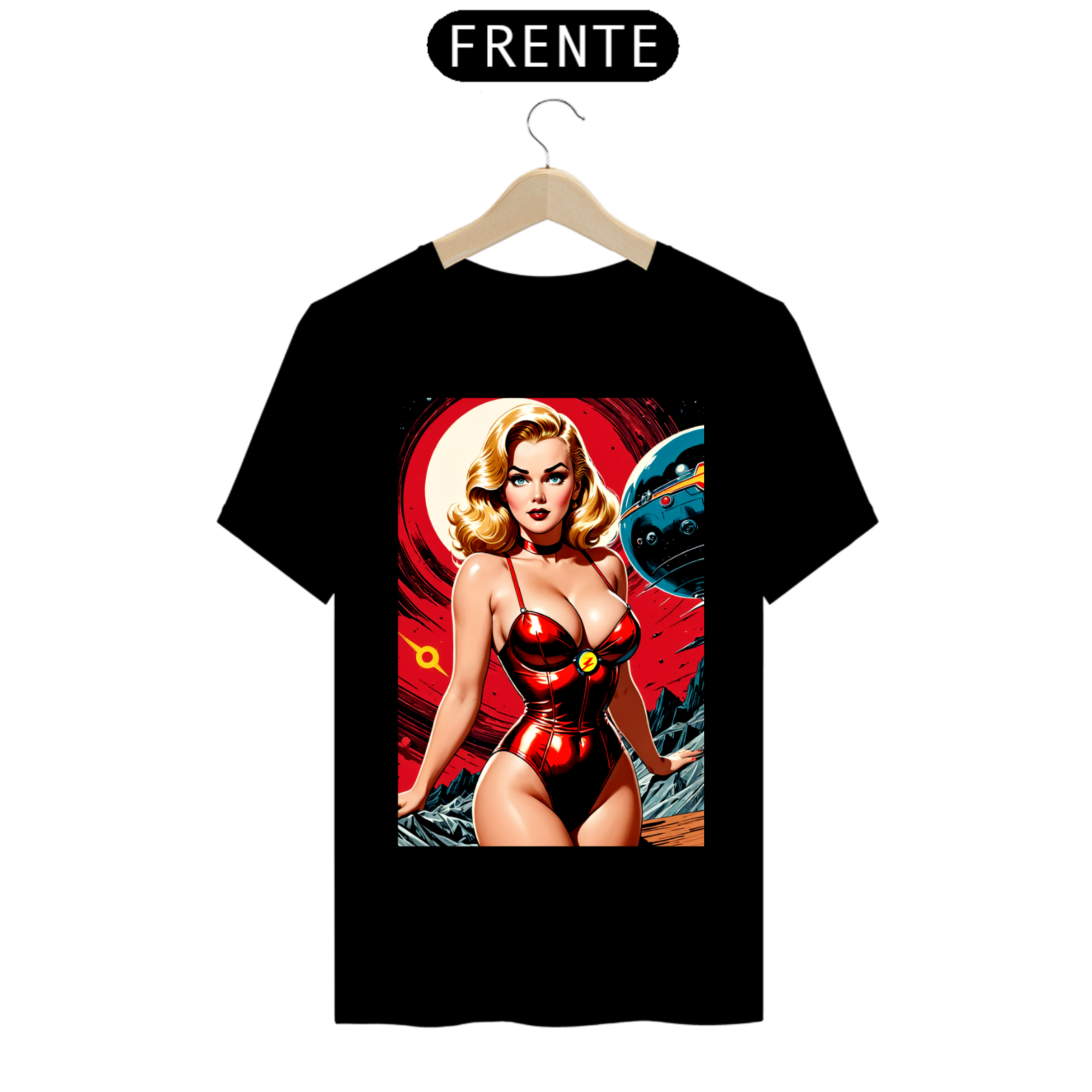 Nome do produto: CAMISETA - FLASH RETRÔ 4