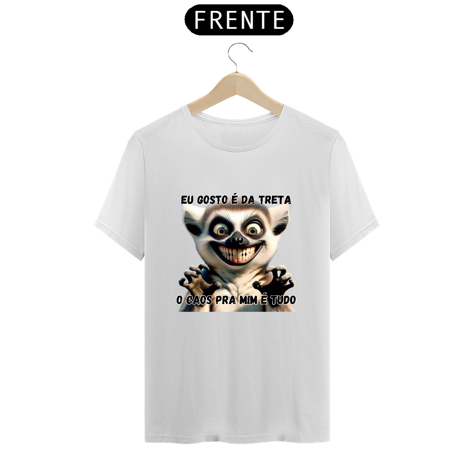 CAMISETA  - LÊMURE CAOS