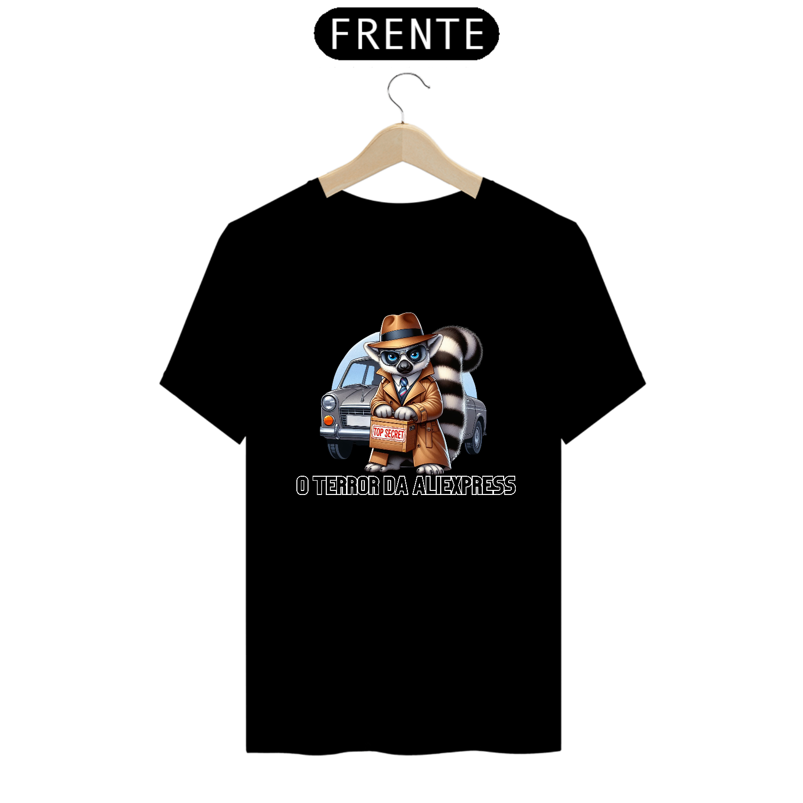 CAMISETA  - LÊMURE TERROR DAS COMPRAS
