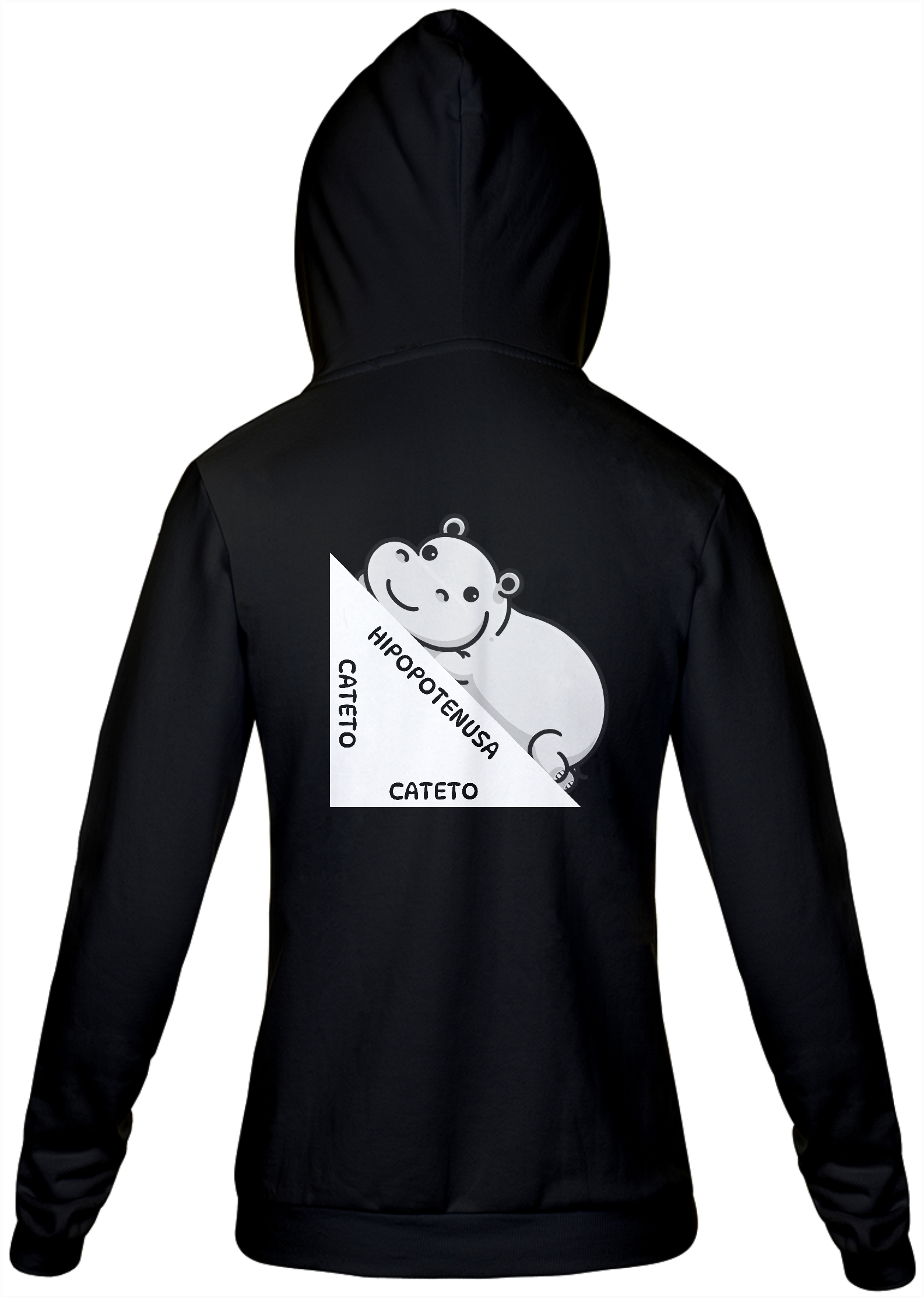 MOLETOM COM ZÍPER - HIPOPOTENUSA