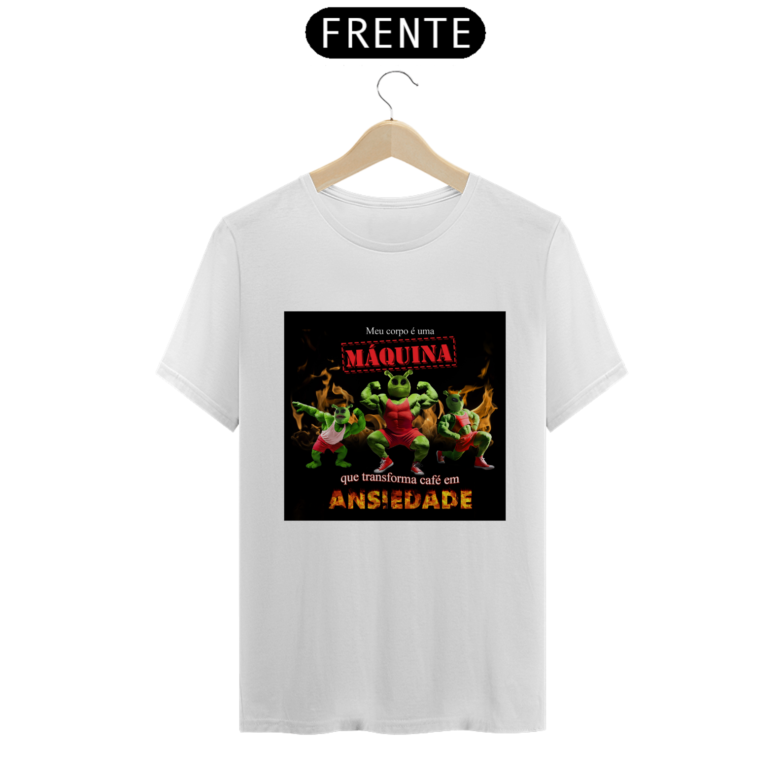 Camiseta Meu corpo é uma máquina