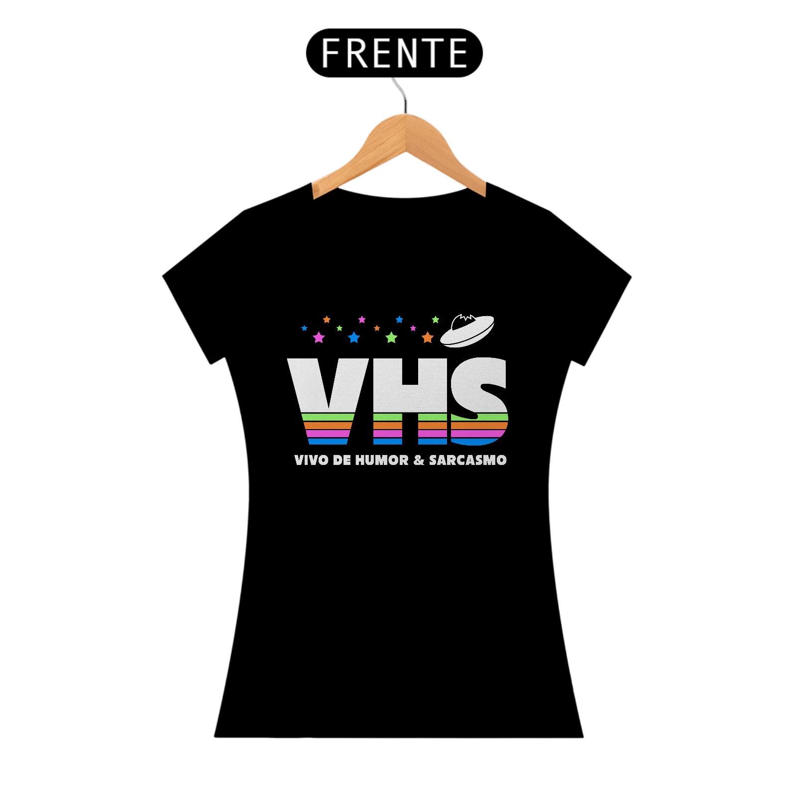 Camiseta Babylook VHS