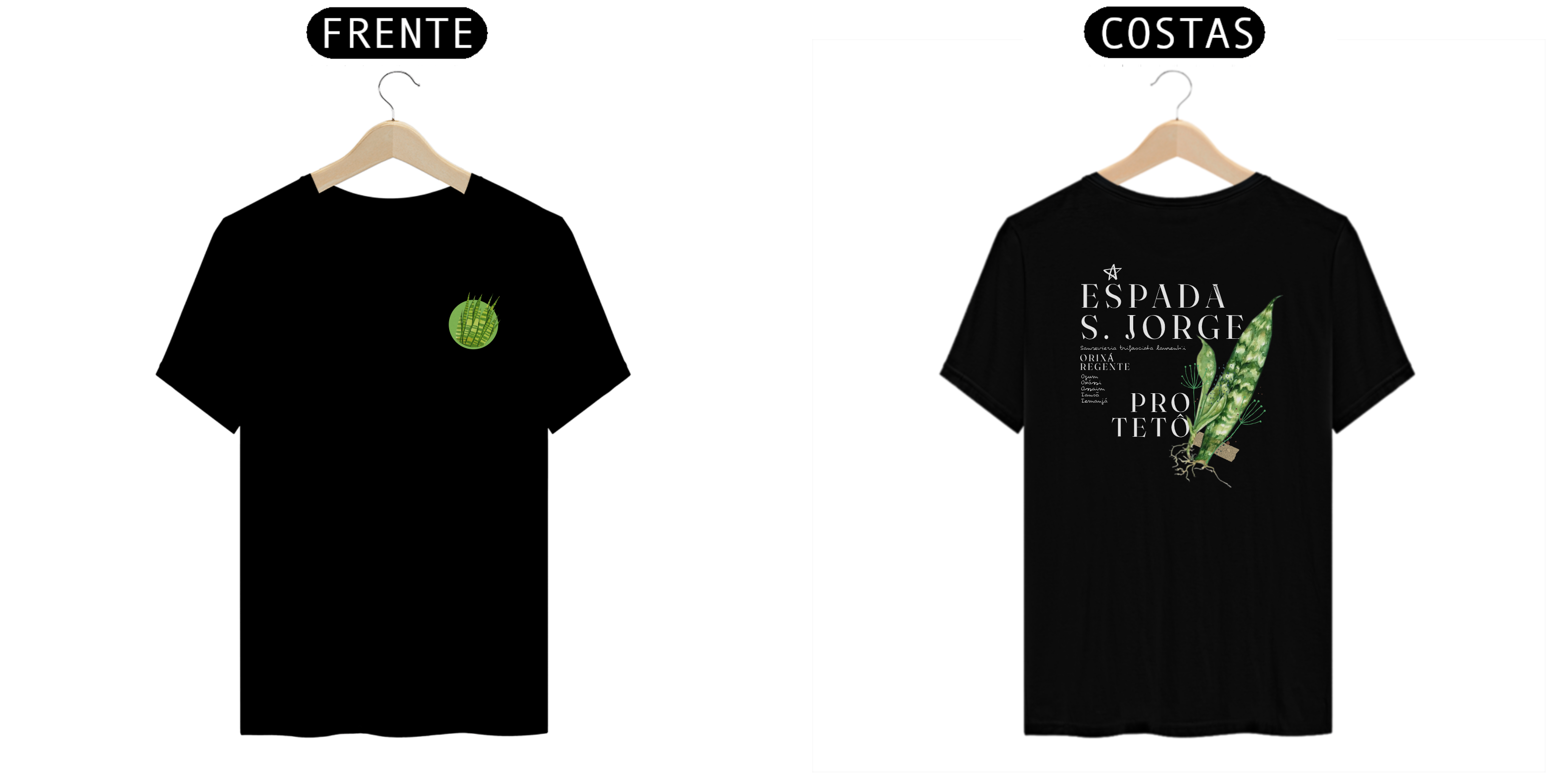 Nome do produto: Camiseta Espada de São Jorge