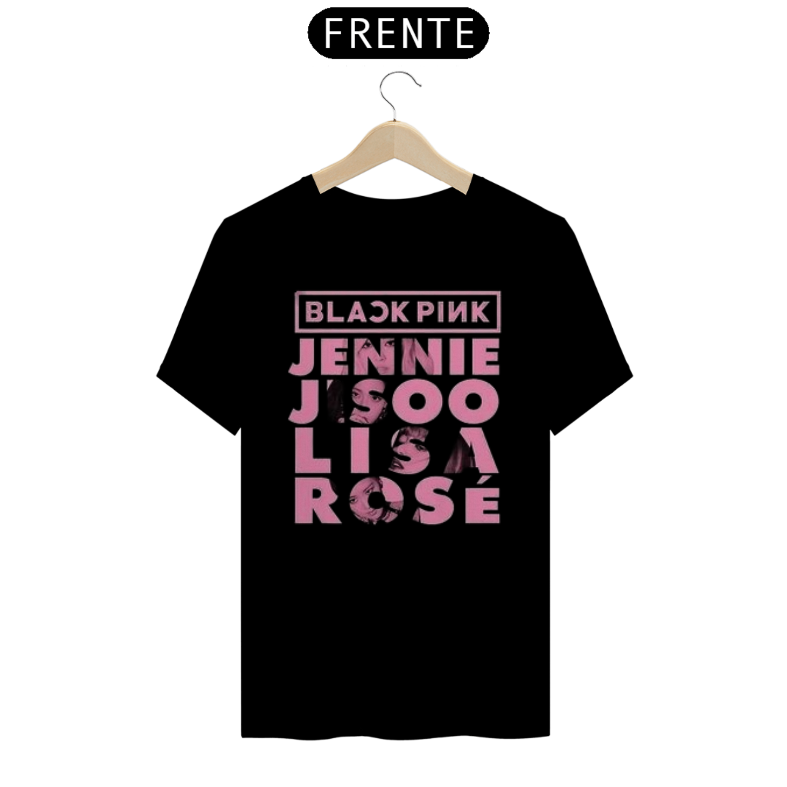 camisa black pink