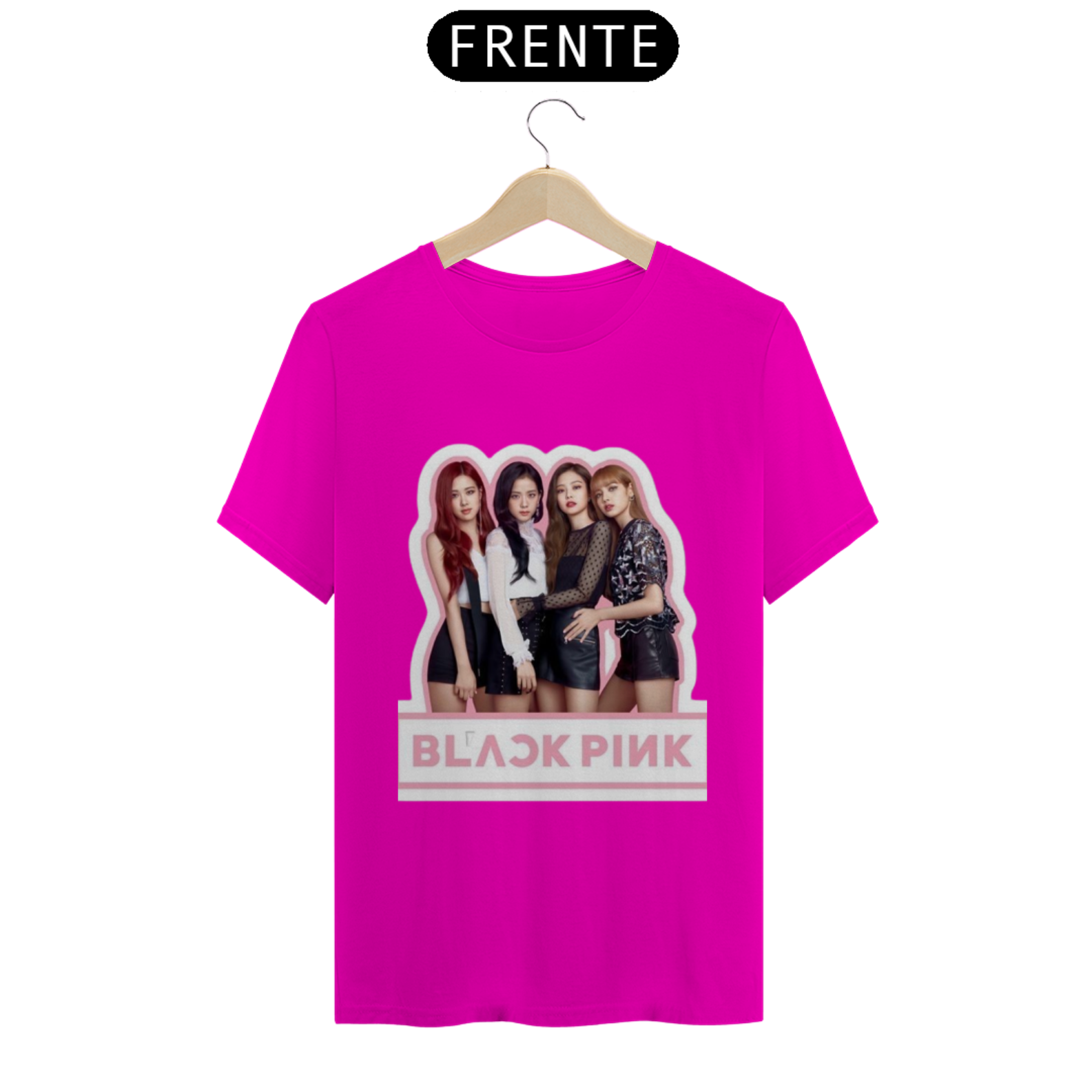 camisa black pink
