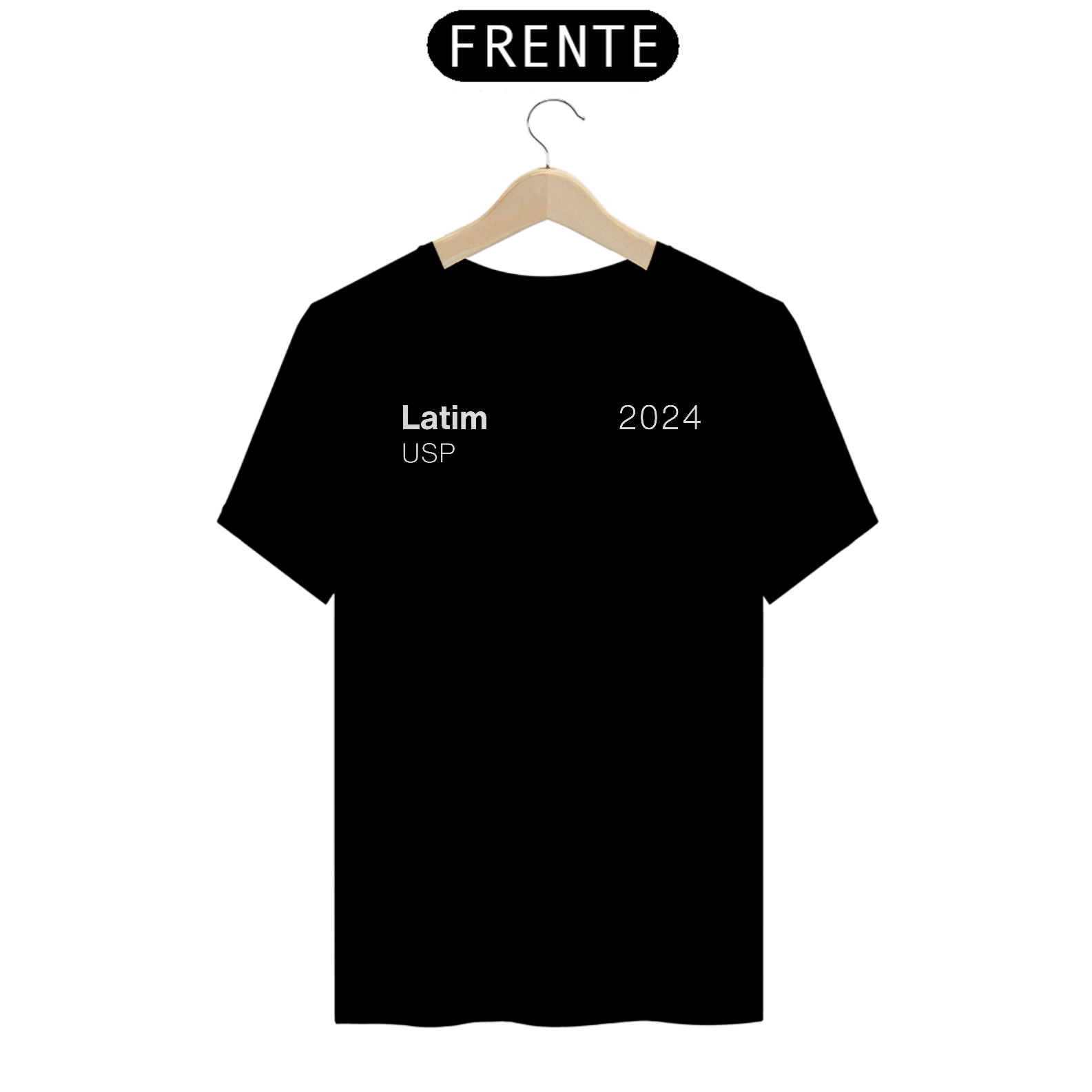 Camiseta Letras USP 2024 Latim Modelo 1 Várias Cores
