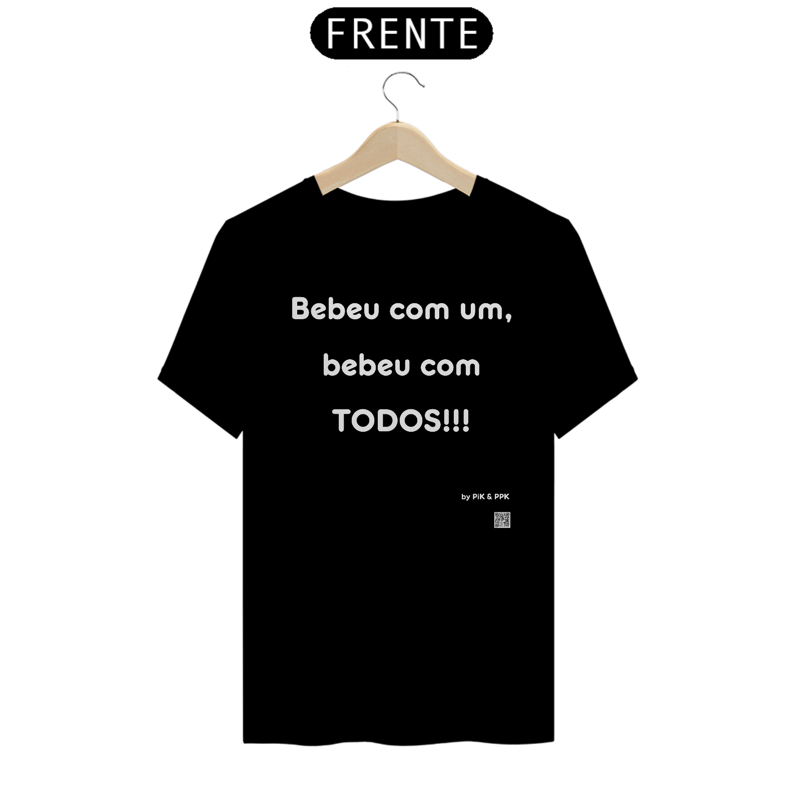 camiseta BEBEU COM TODOS