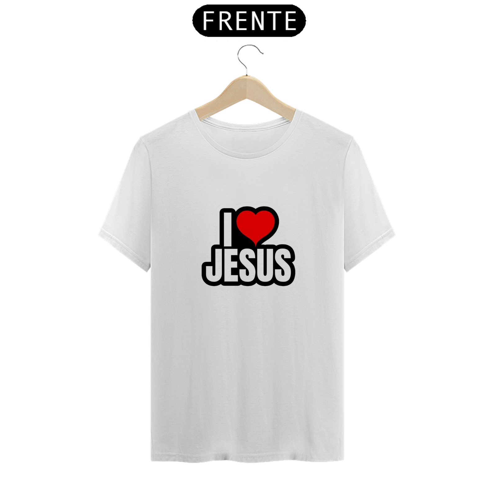 CAMISETA EU AMO JESUS