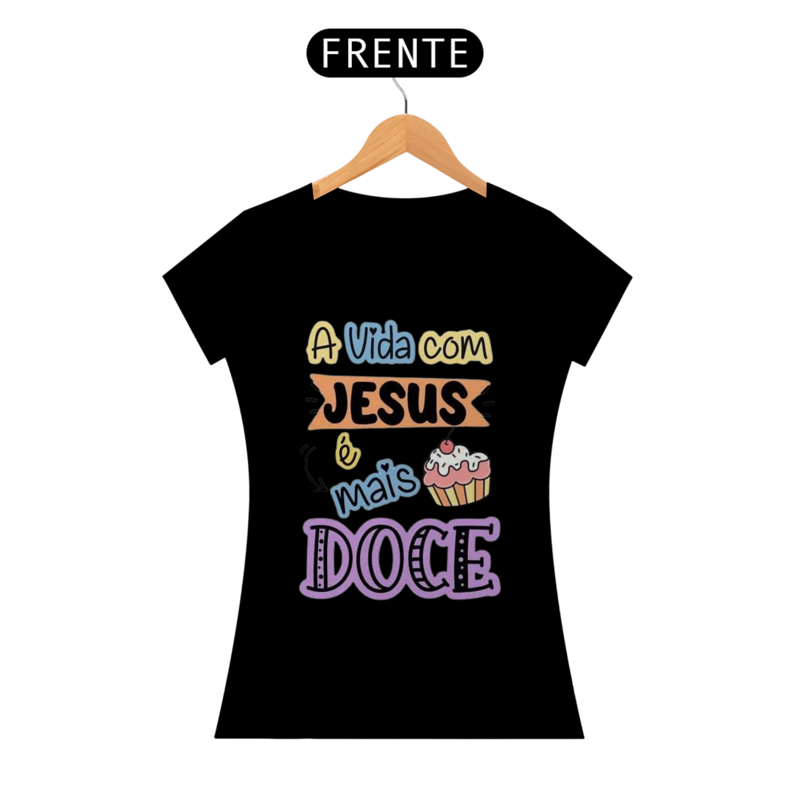 BABY LOOK A VIDA COM JESUS