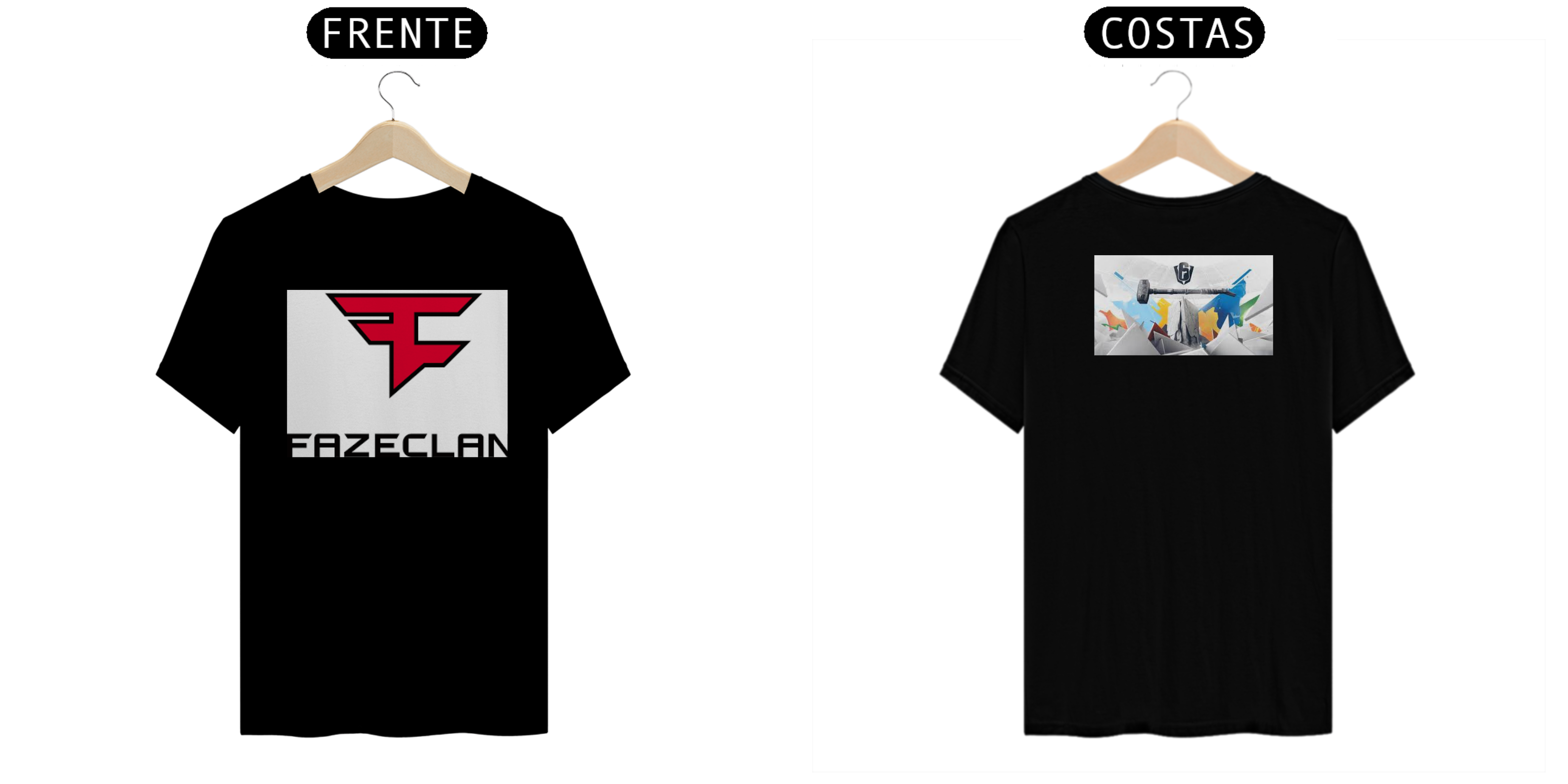Nome do produto: camiseta faze clan