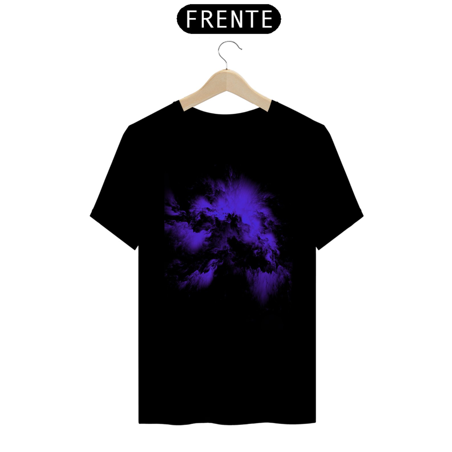 Camiseta - T-Shirt Quality - Coleção Espacial - Purple Nebula
