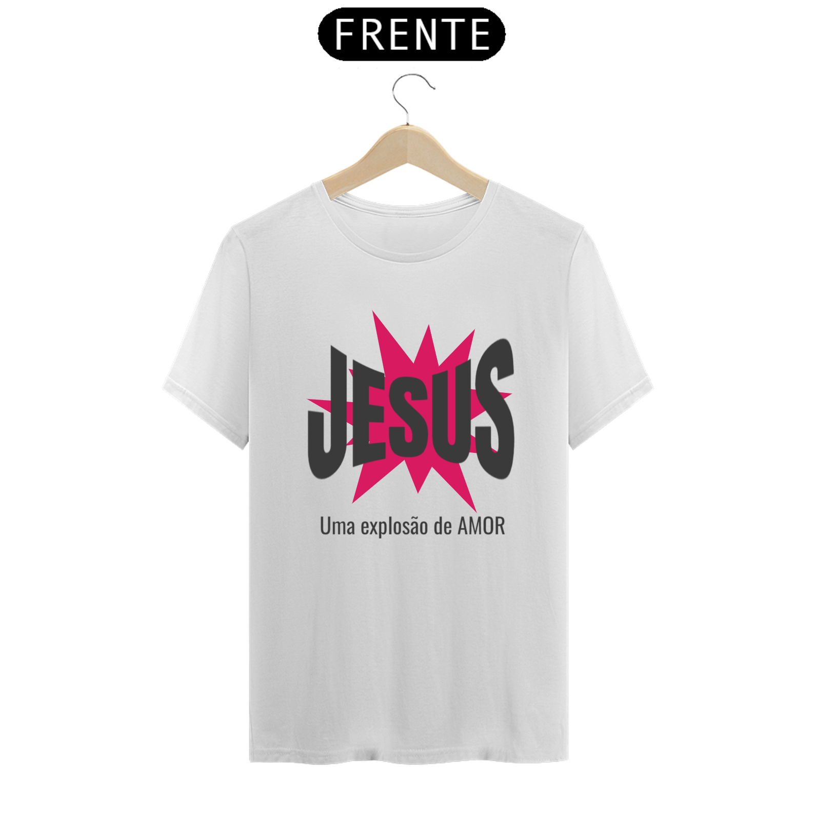 camiseta uma explosão de amor