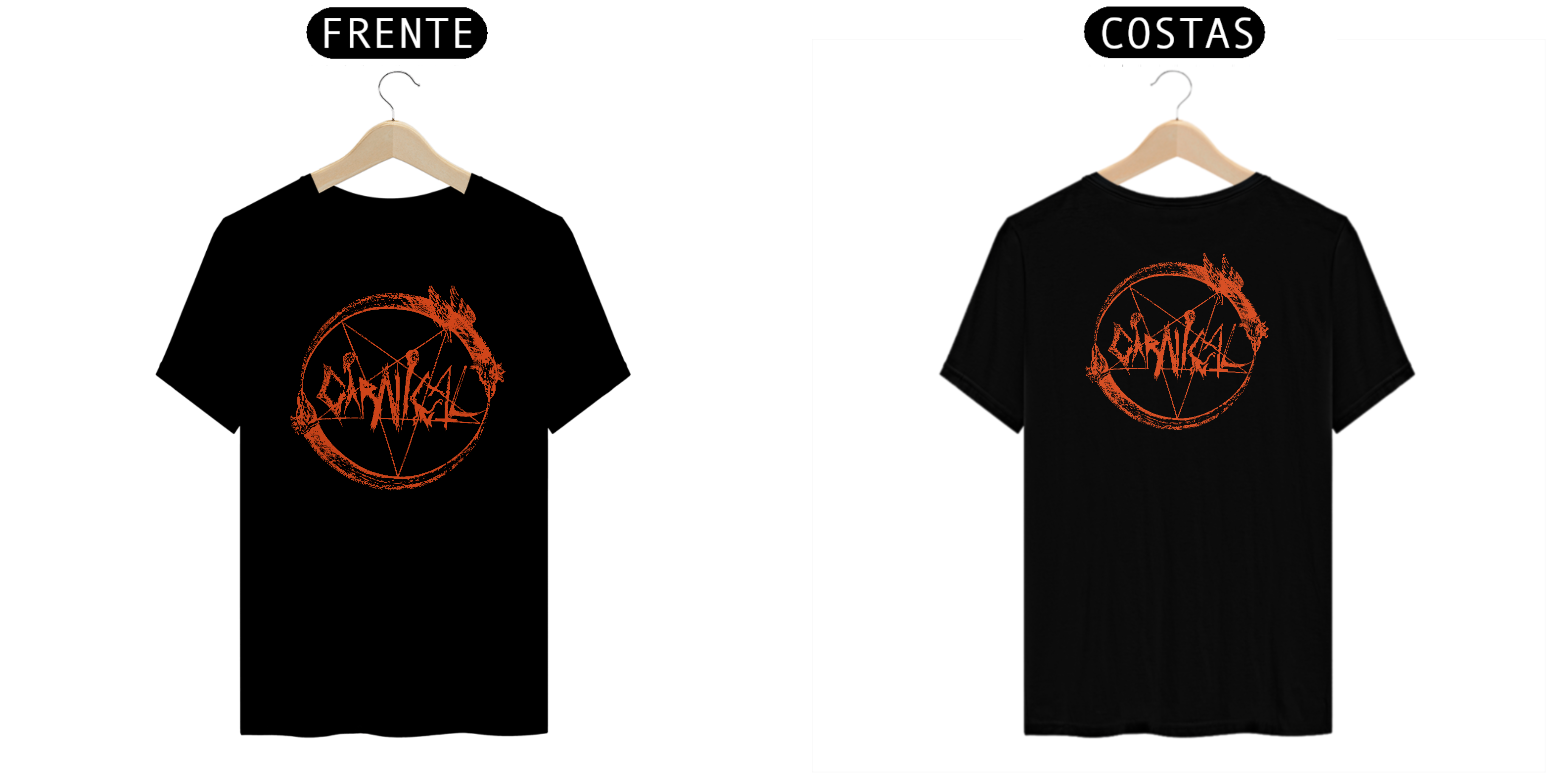 Camiseta Carniçal Logo Duplo