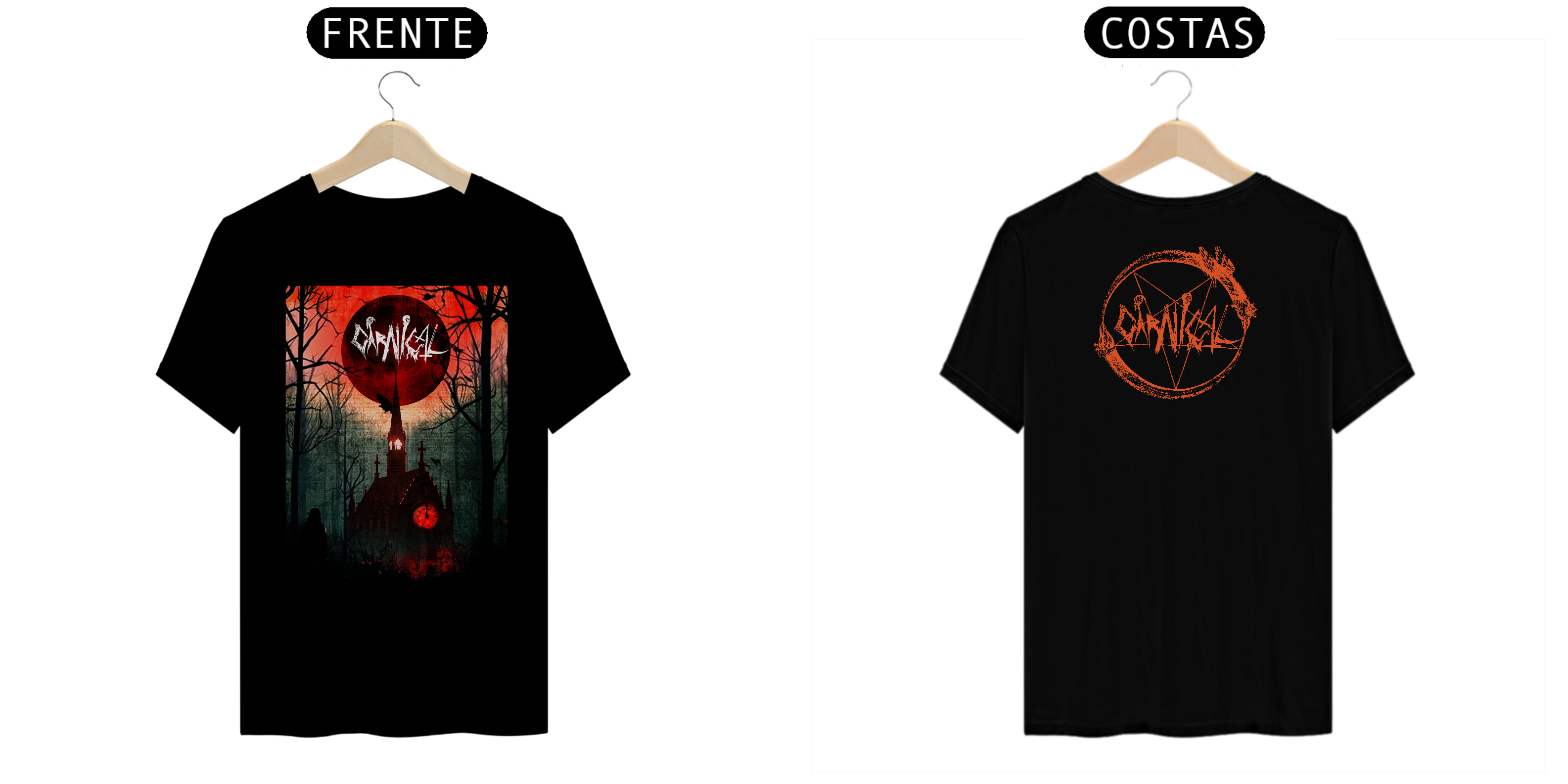 Camiseta Carniçal Meia Noite Duplo