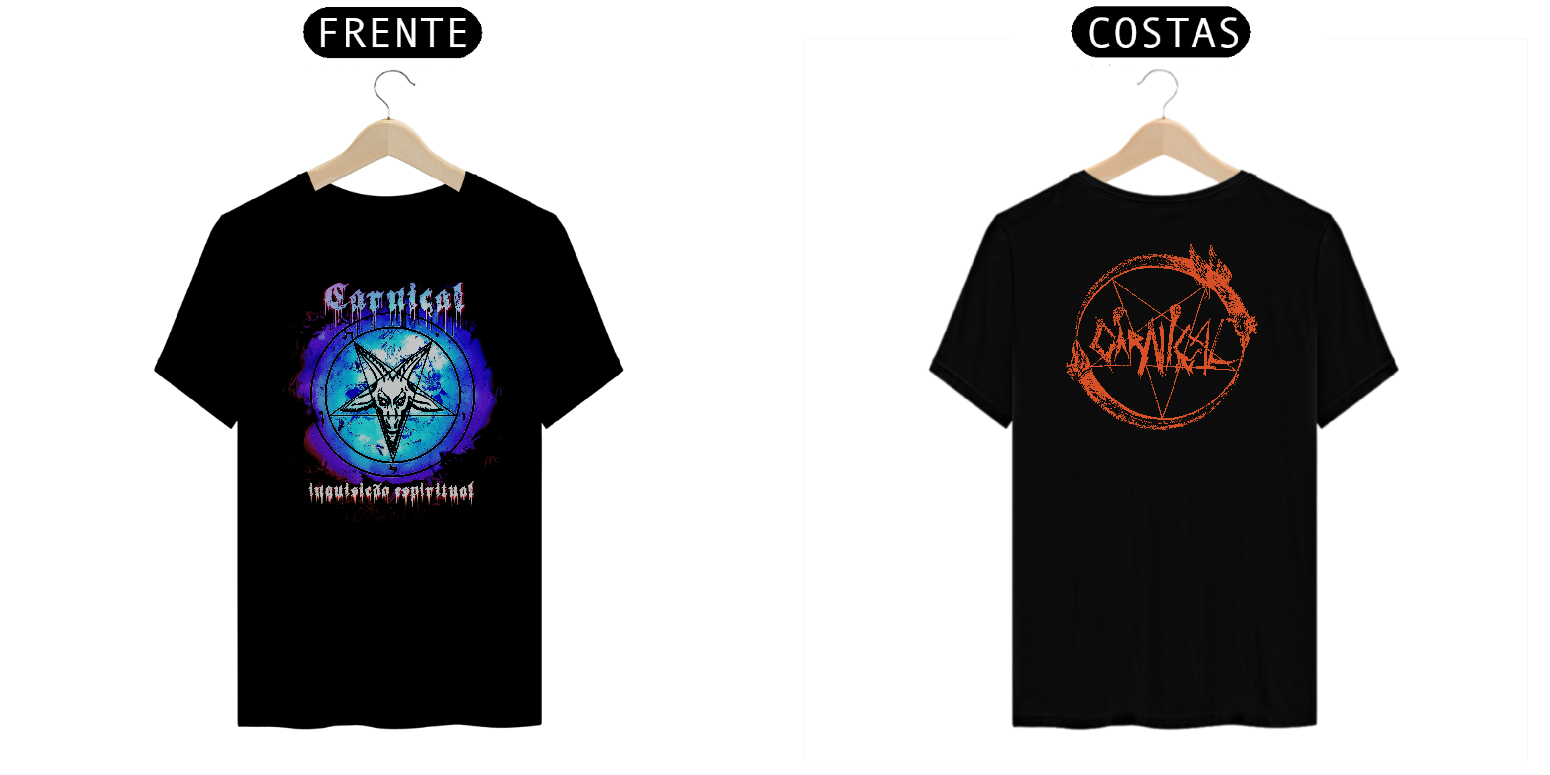 Camiseta Inquisição Espiritual Duplo