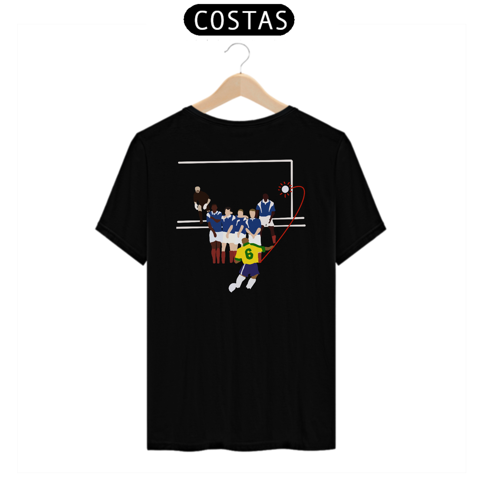 CAMISETA CANHOTA DE OURO