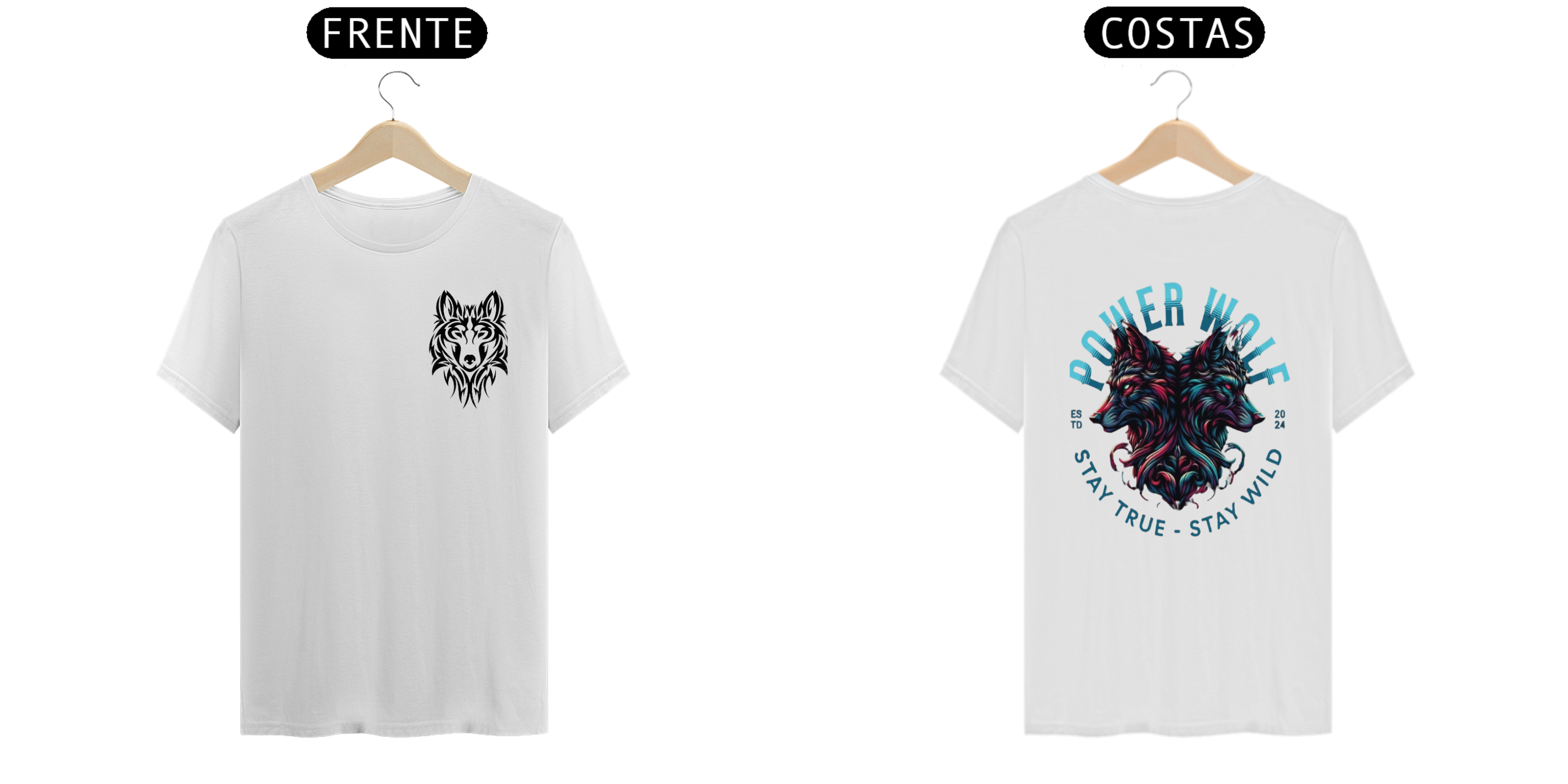 Camiseta Wolf king radiante