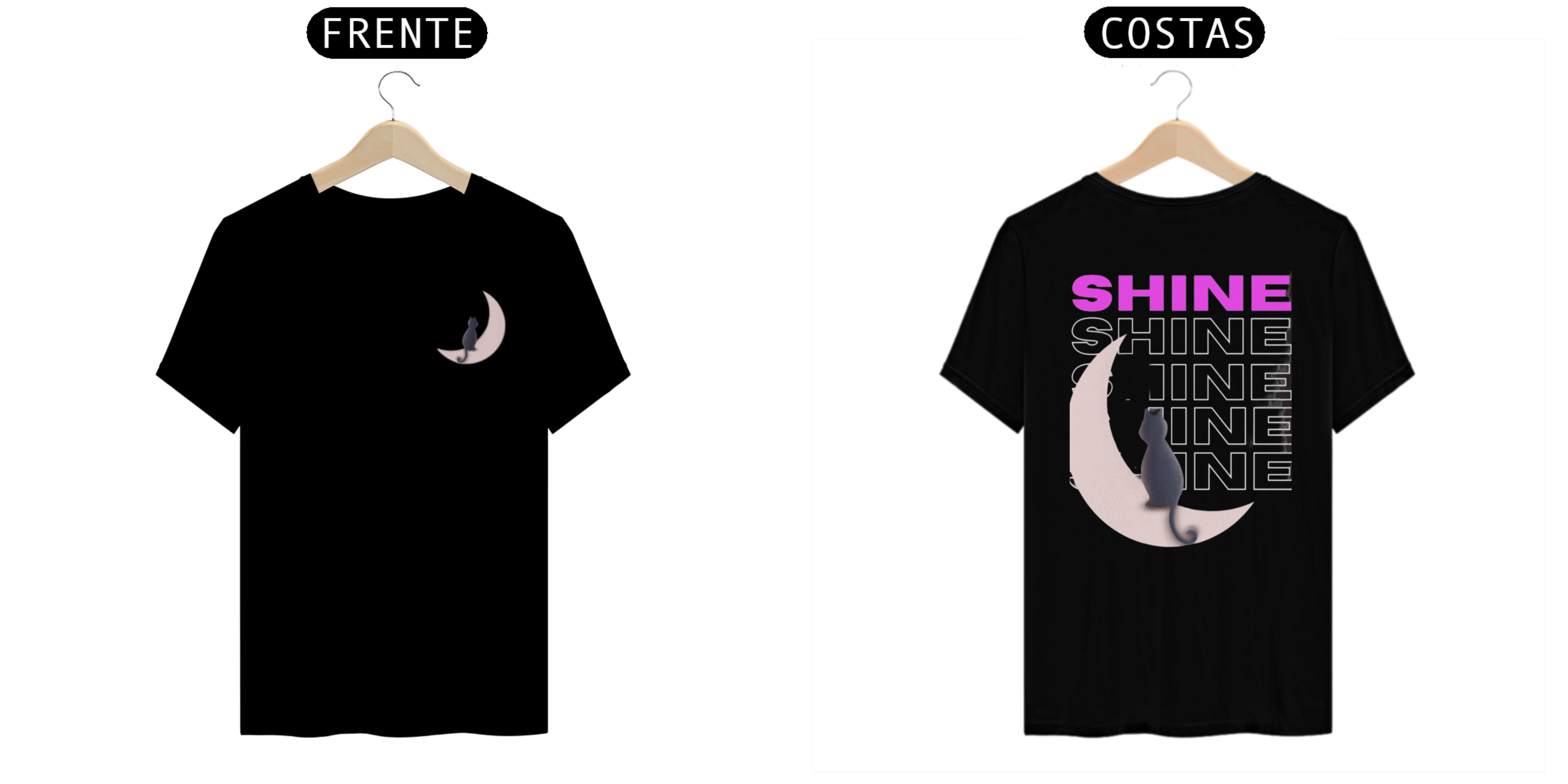Camiseta Shine o Gato