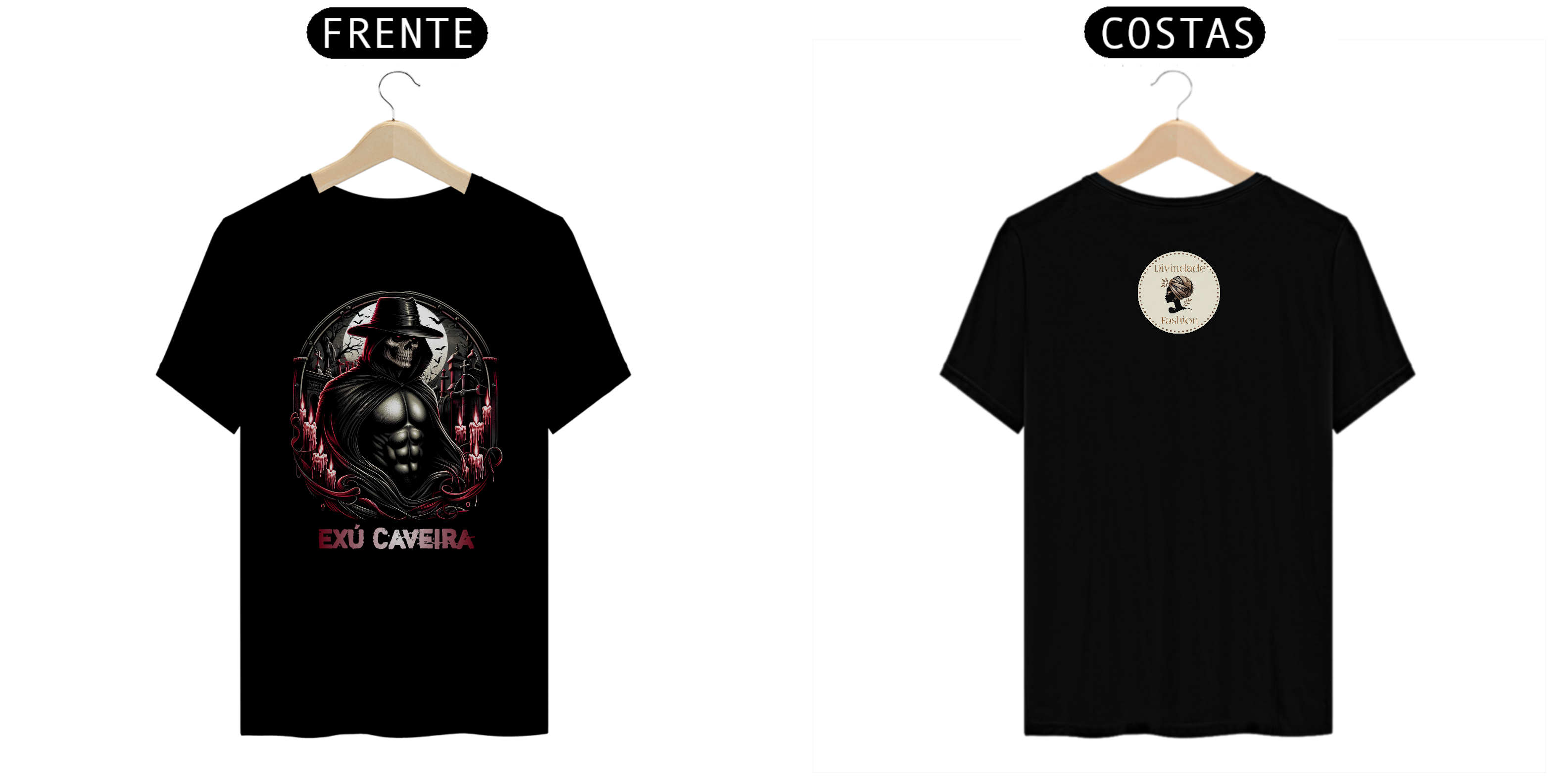 Camiseta Uniseex Exú Caveira