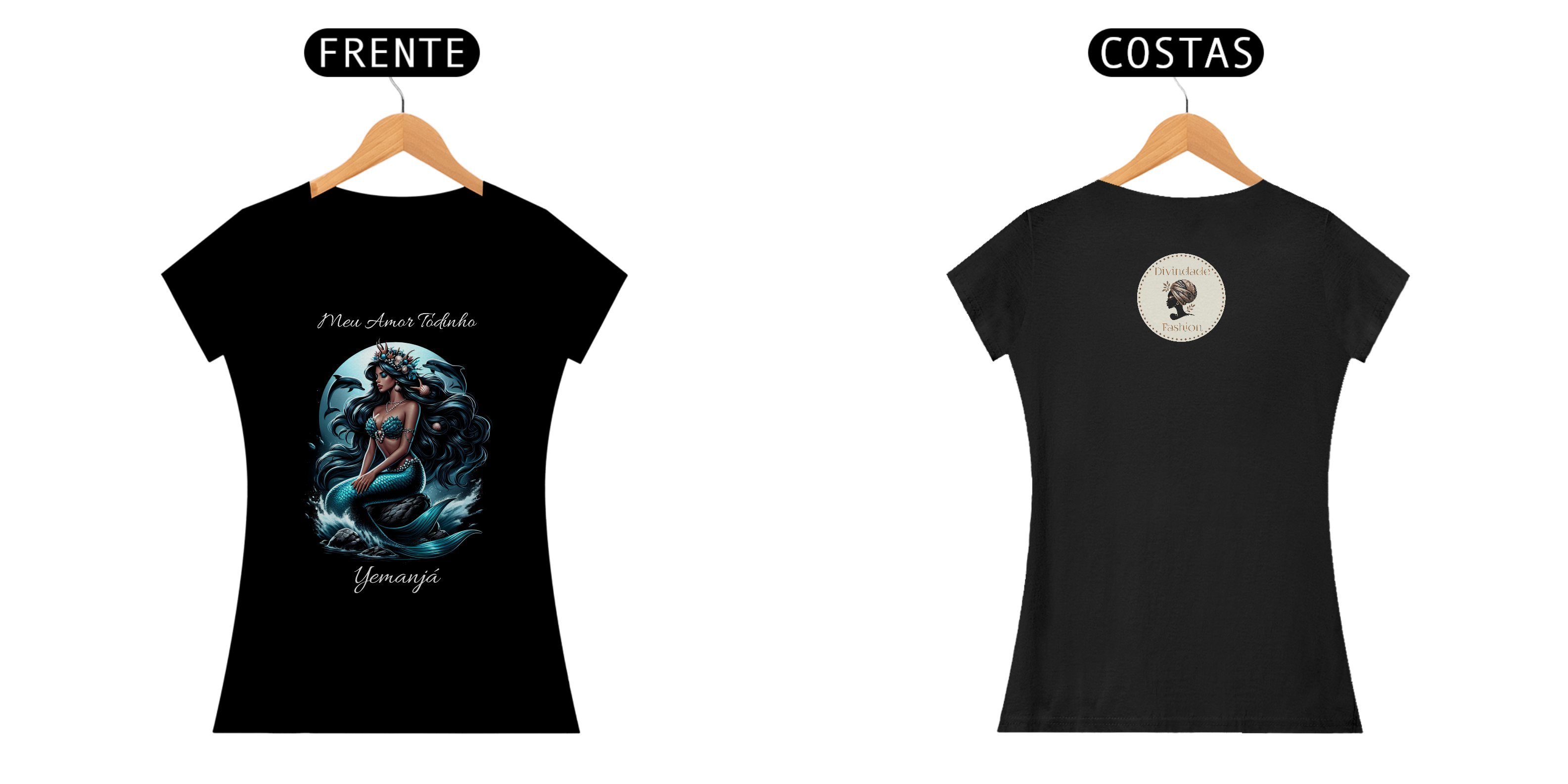Camiseta Yemanjá Sereia 