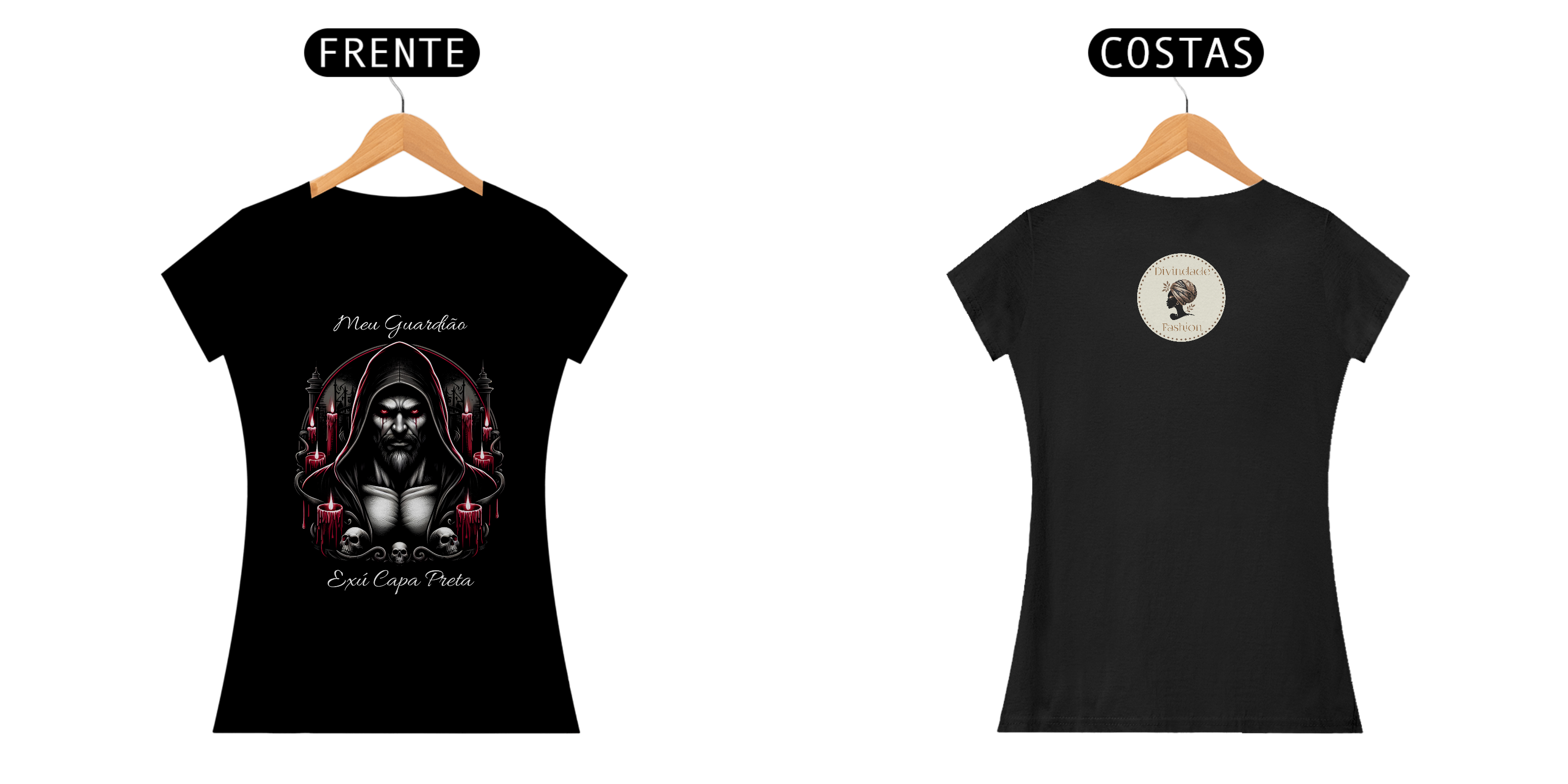 Camiseta Exú Capa Preta