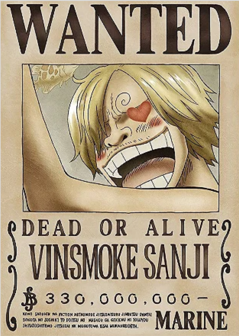 Pôster de Procurado - Sanji: O Chef de Perna Negra!