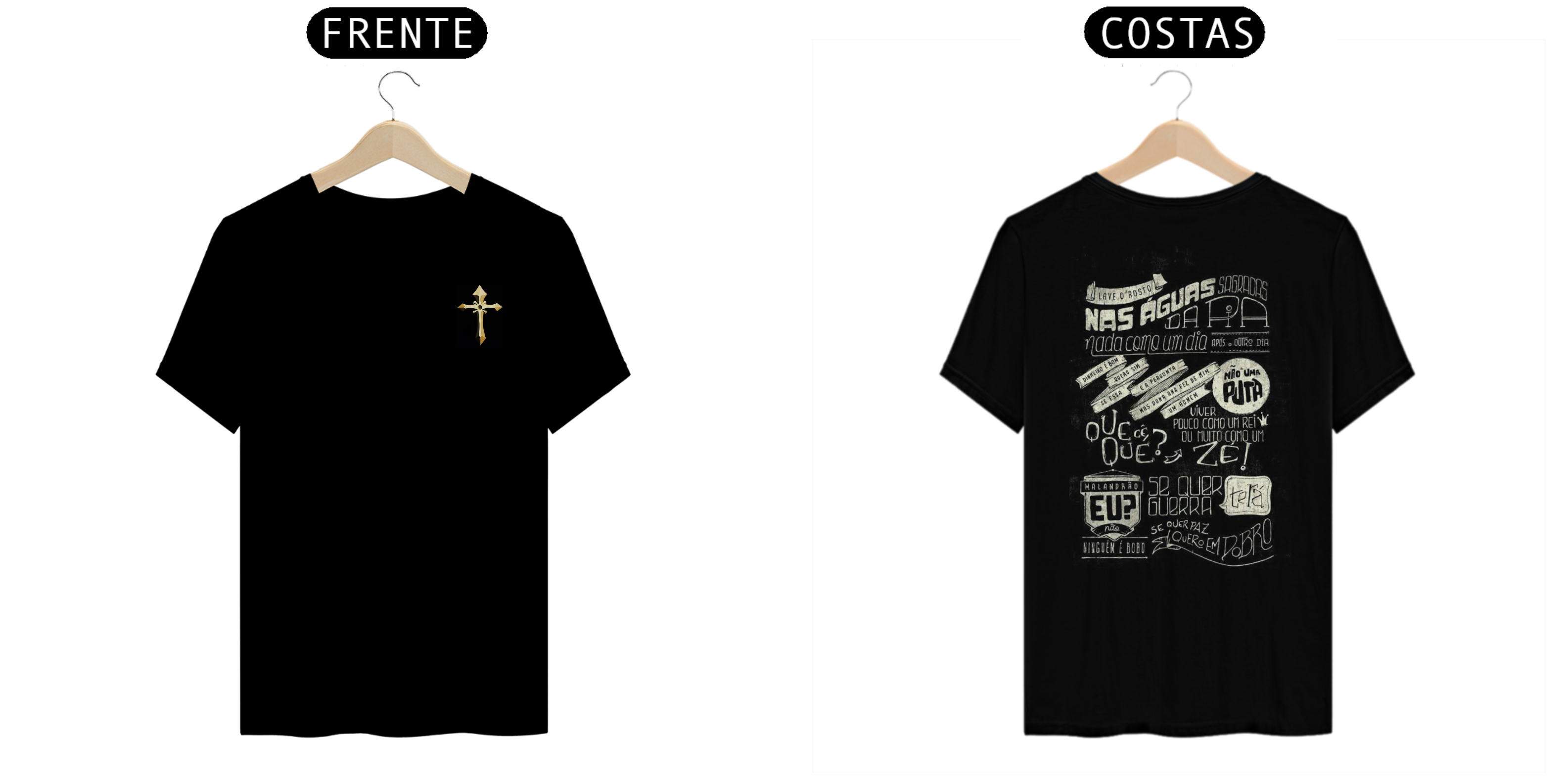 Camisa racionais preta