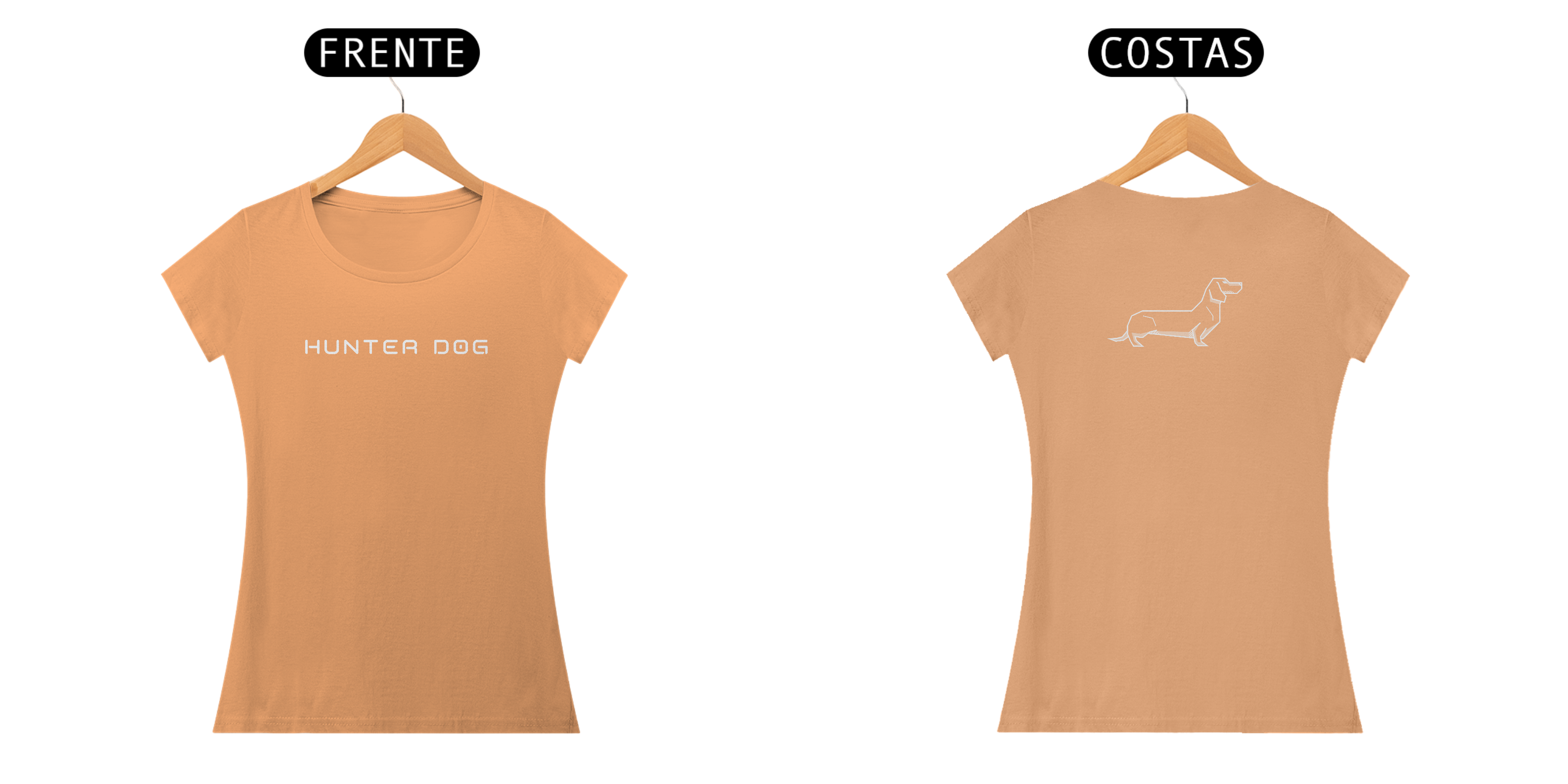 CAMISETE ESTONADA FEMININA HUNTER DOG DACH