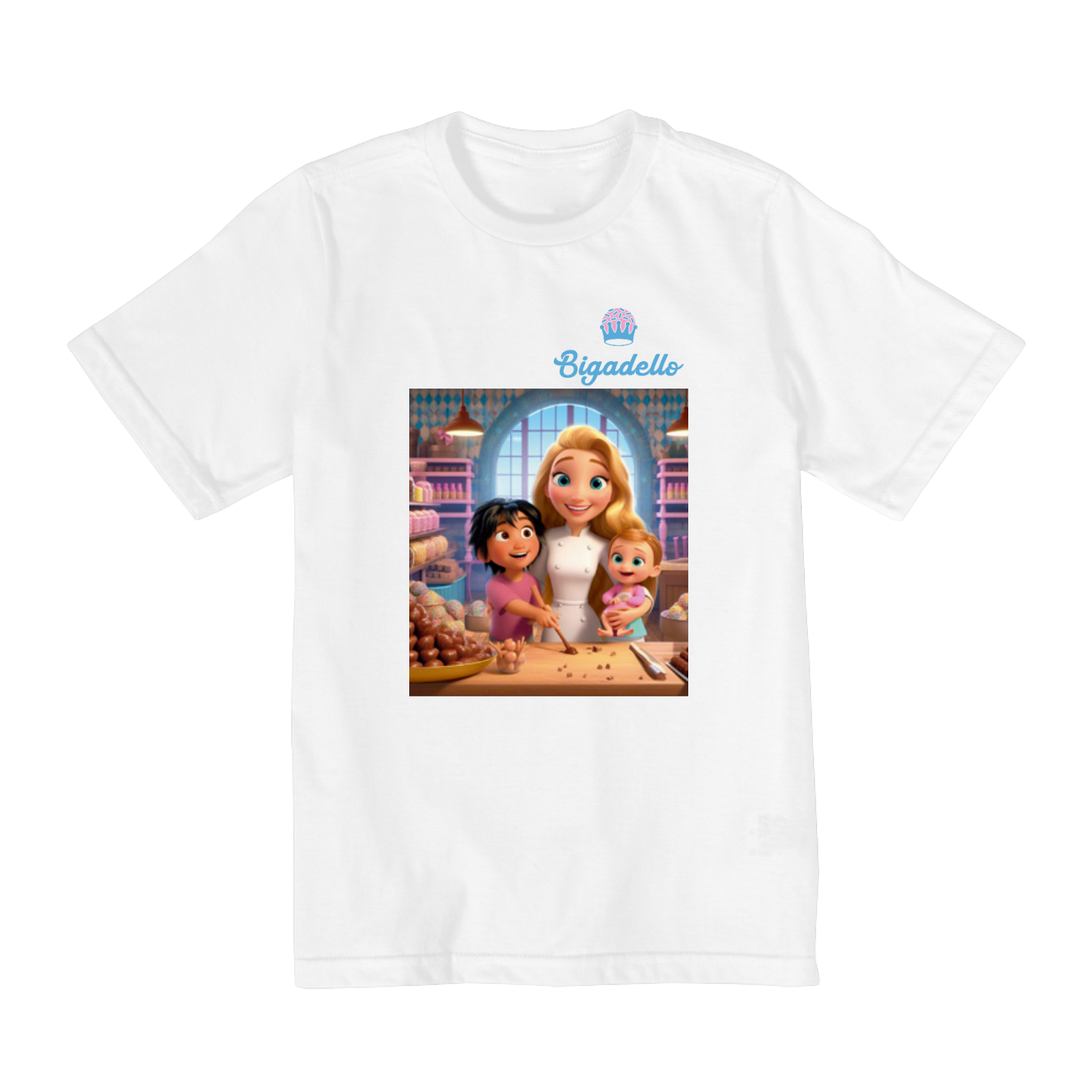 Camiseta Bigadello Mirim Branca 