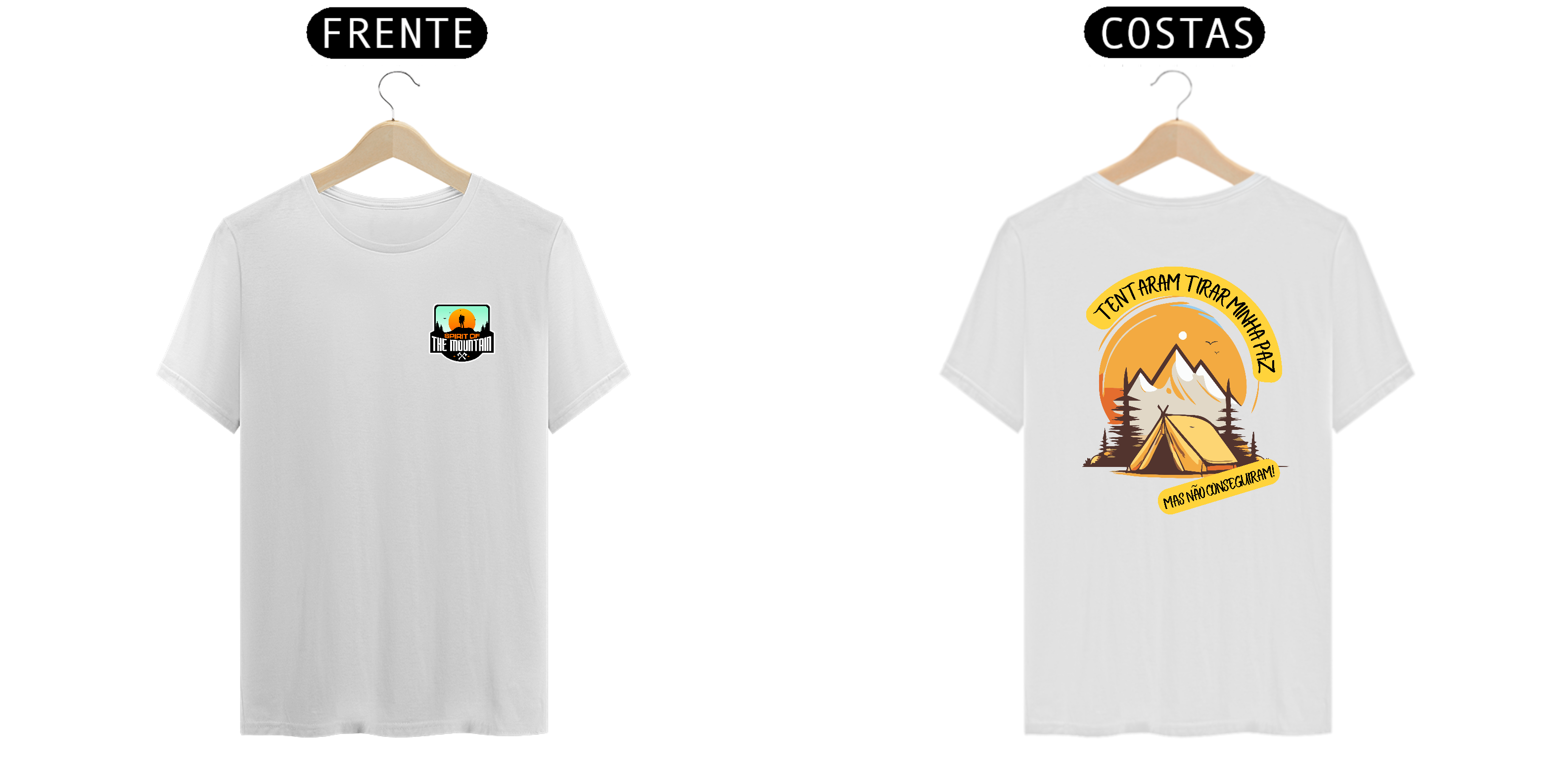 T- Shirt Tentaram tirar minha paz - Masculino