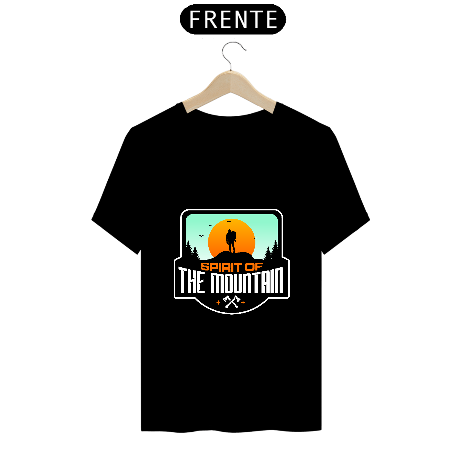 T- shirt Spirit of the Montain masculina