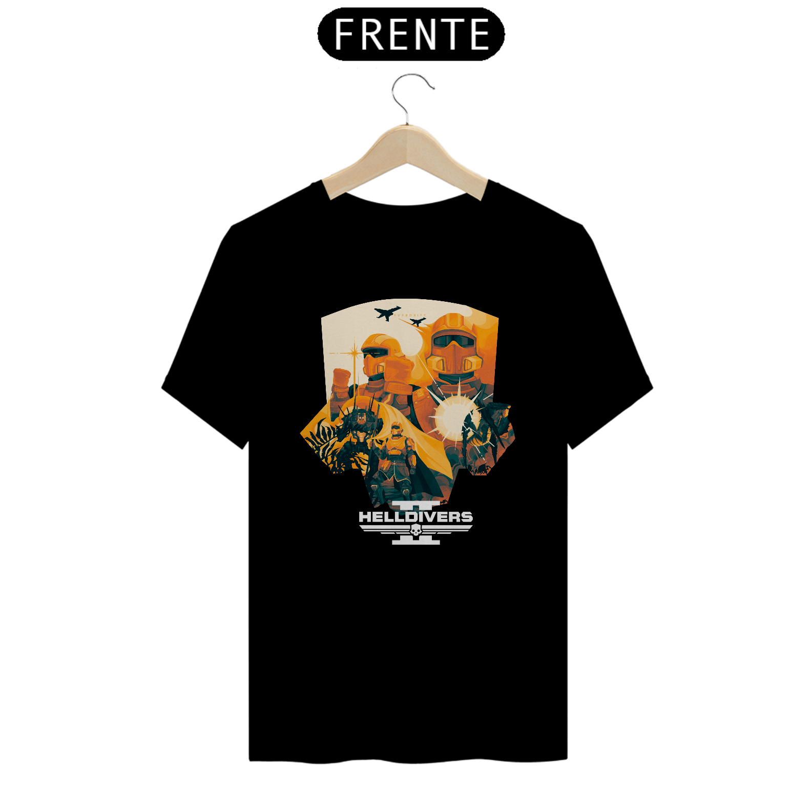 CAMISA HELLDIVERS PRETO 2