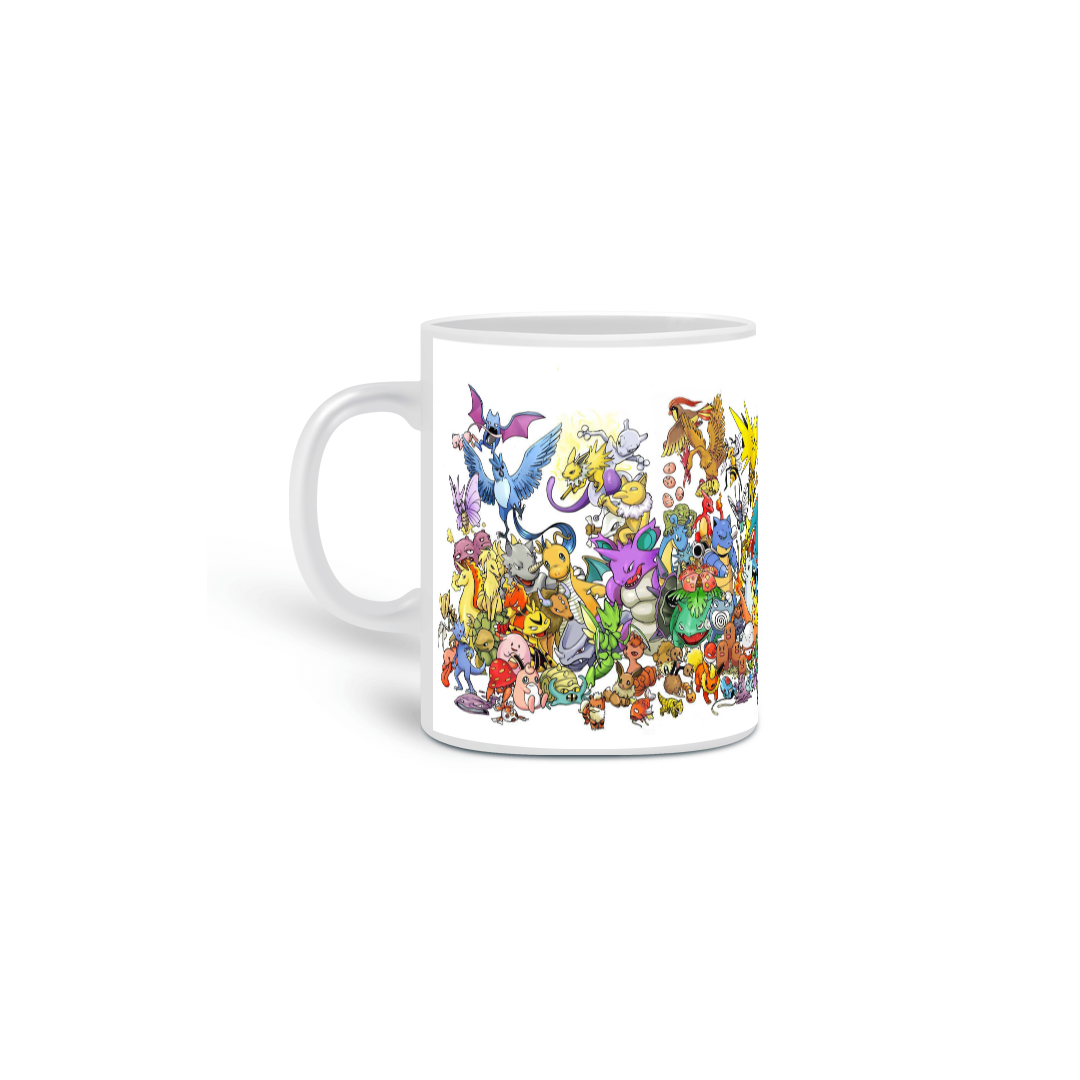 Caneca Gerações Pokemon 